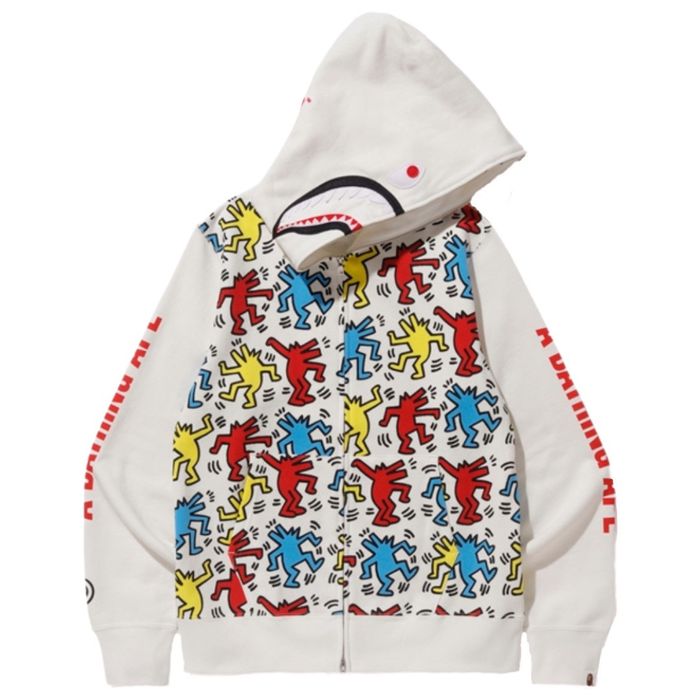 Keith haring 2025 bape hoodie