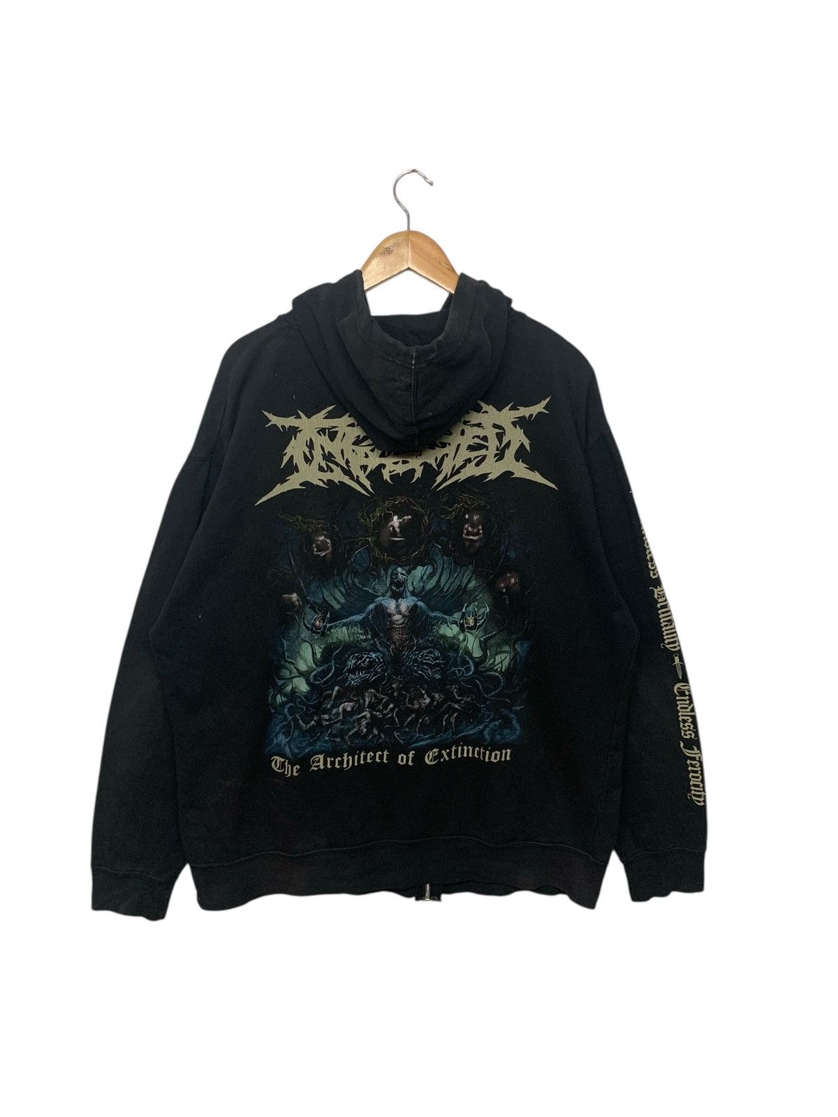 Band Tees Rare Ingested The Architect of Extinction Hoodie Zipper Down Size US XL / EU 56 / 4 - 3 Thumbnail