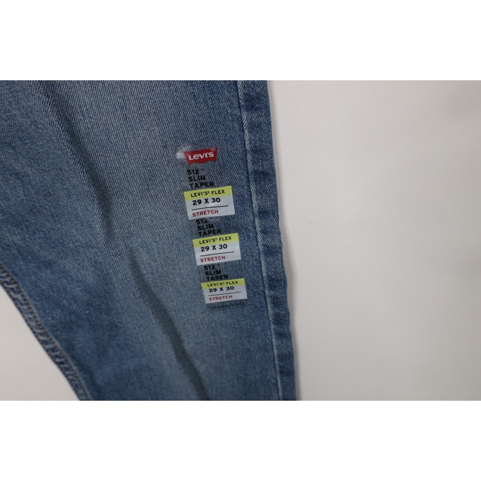 Levi's New Levis 512 Stretch Slim Fit Tapered Leg Denim Jeans Size US 29 - 5 Thumbnail