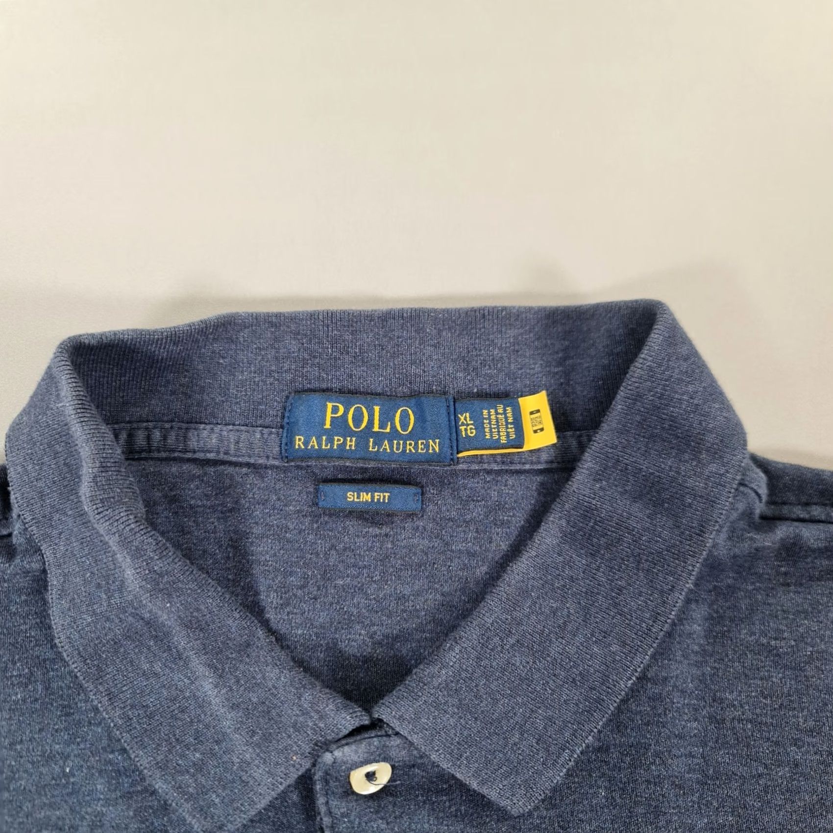 Polo Ralph Lauren Polo Ralph Lauren Polo Shirt Mens Blue XL Slim Pima Cotton Soft Touch Jersey Logo Slim Fit Short Sleeve Collared Cutaway Neck Polo Type Shirt Size US XL / EU 56 / 4 - 3 Thumbnail