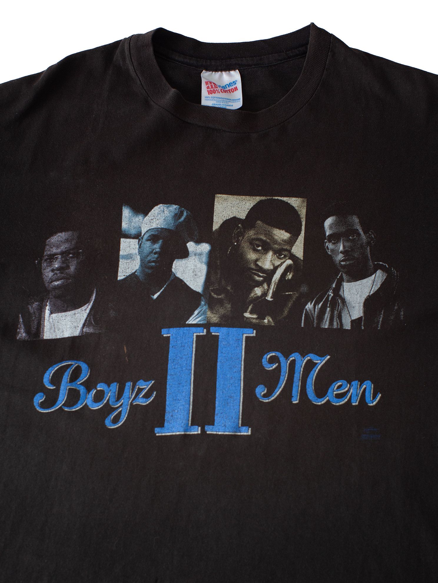 Band Tees Vintage 90s Boyz II Men "All Around The World" R&B T-shirt Size US L / EU 52-54 / 3 - 2 Thumbnail