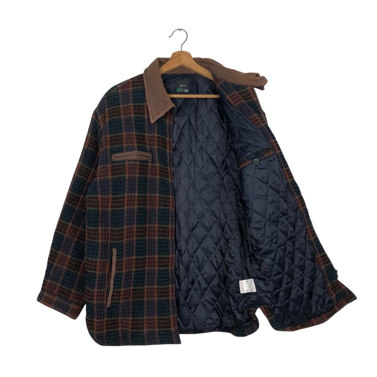 Japanese Brand 📌Vintage Wool Work Jacket Renown Tartan Design Issey Miyake Size US M / EU 48-50 / 2 - 12 Thumbnail