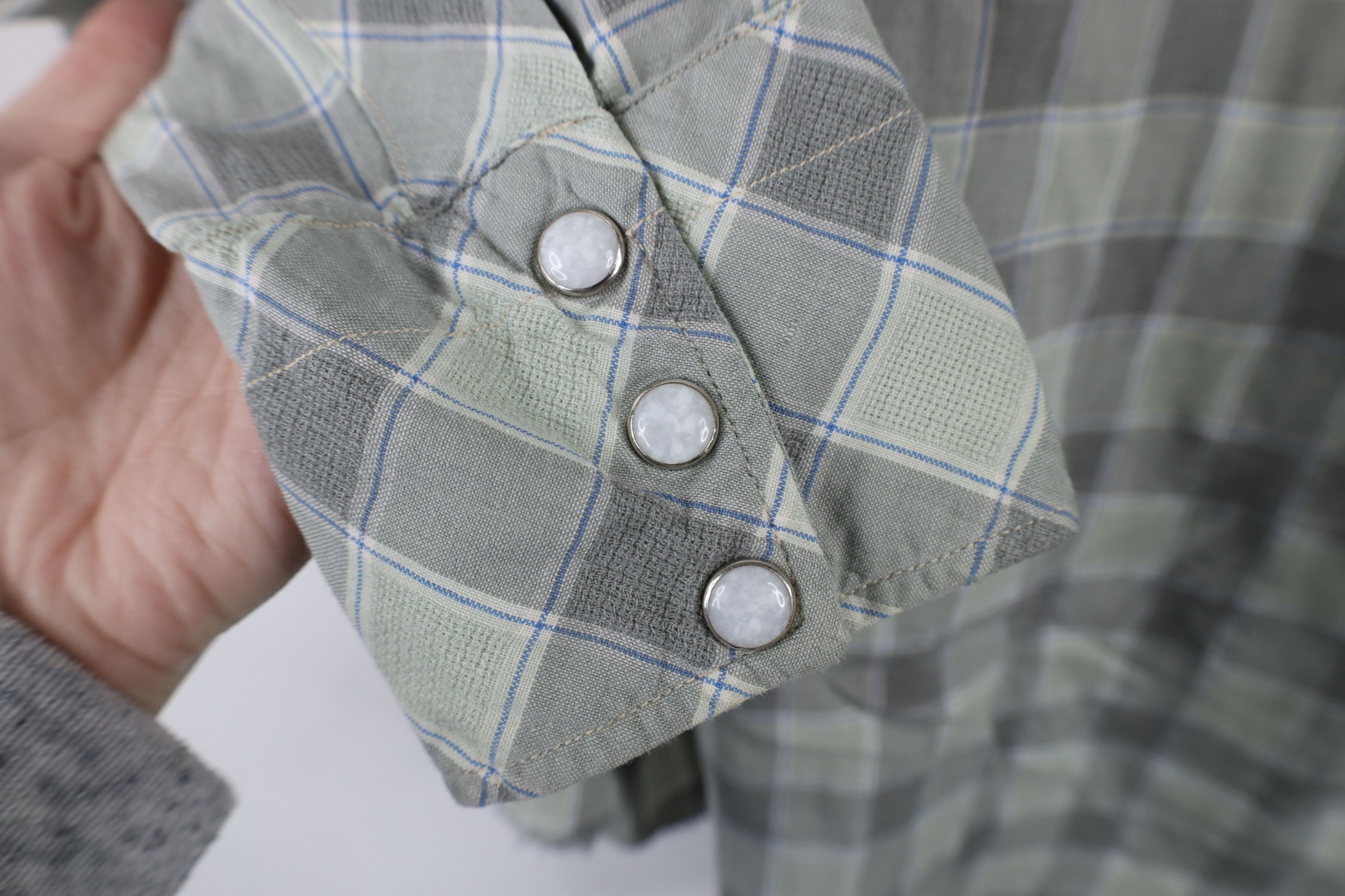 Vintage Vintage 50s 60s Rockabilly Snap Button Shirt Plaid USA Size US M / EU 48-50 / 2 - 11 Thumbnail