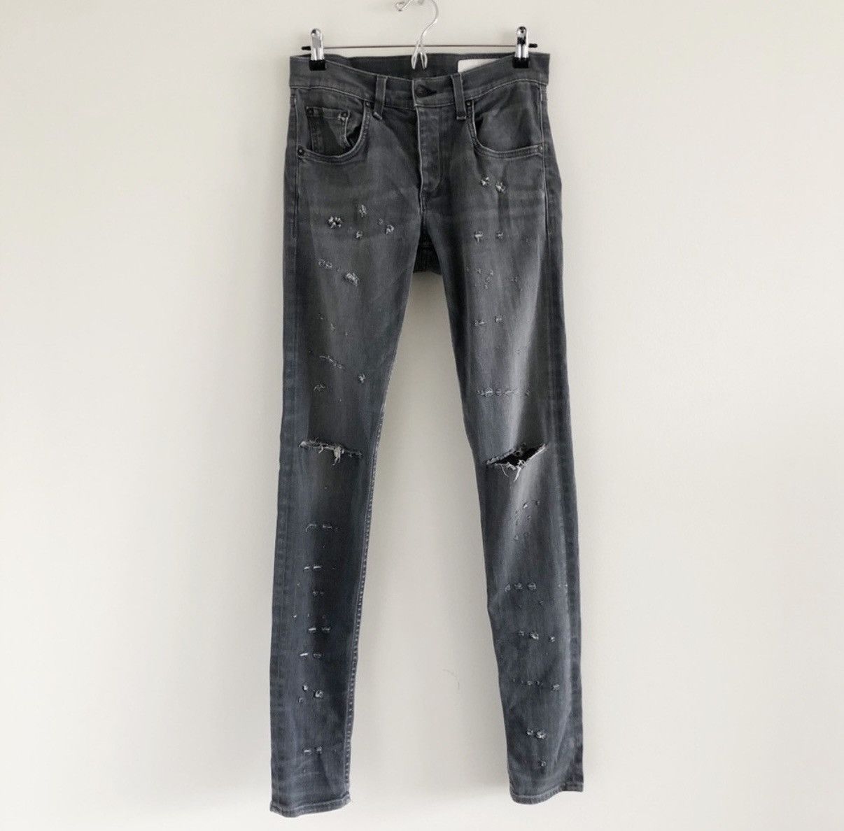 Rag & Bone Silver Fit 1 Skinny Jeans Size US 30 / EU 46 - 1 Thumbnail