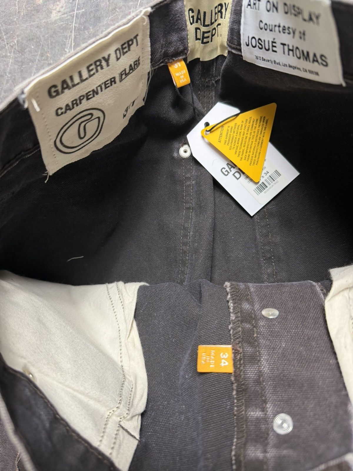 Gallery Dept. Gallery Dept. LA Flare Carpenter Pants in Brown Size US 31 - 11 Thumbnail