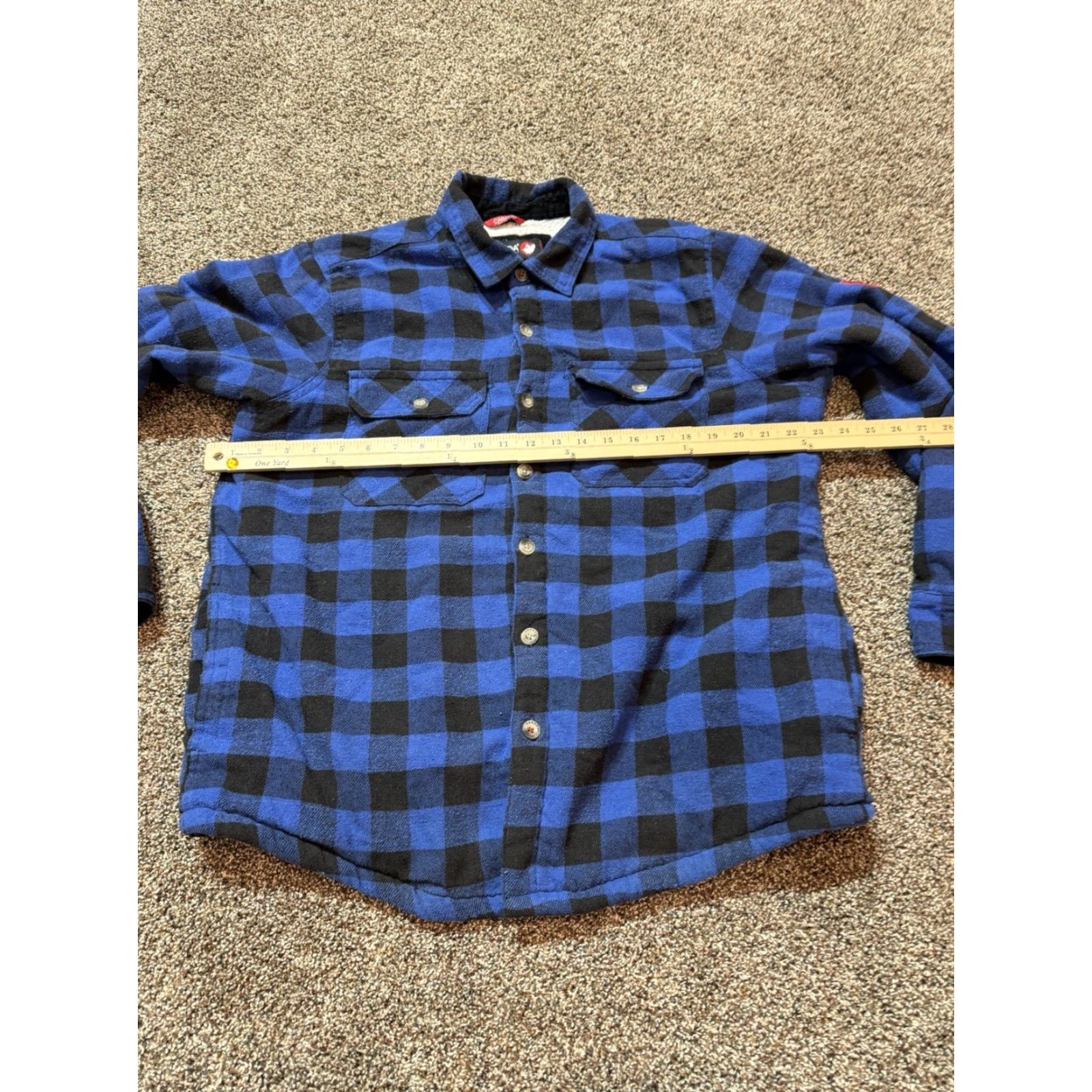 Vintage Vintage Gear Jacket Mens L Blue Plaid Sherpa Lined Weathergear Coat Winter Size US L / EU 52-54 / 3 - 6 Thumbnail