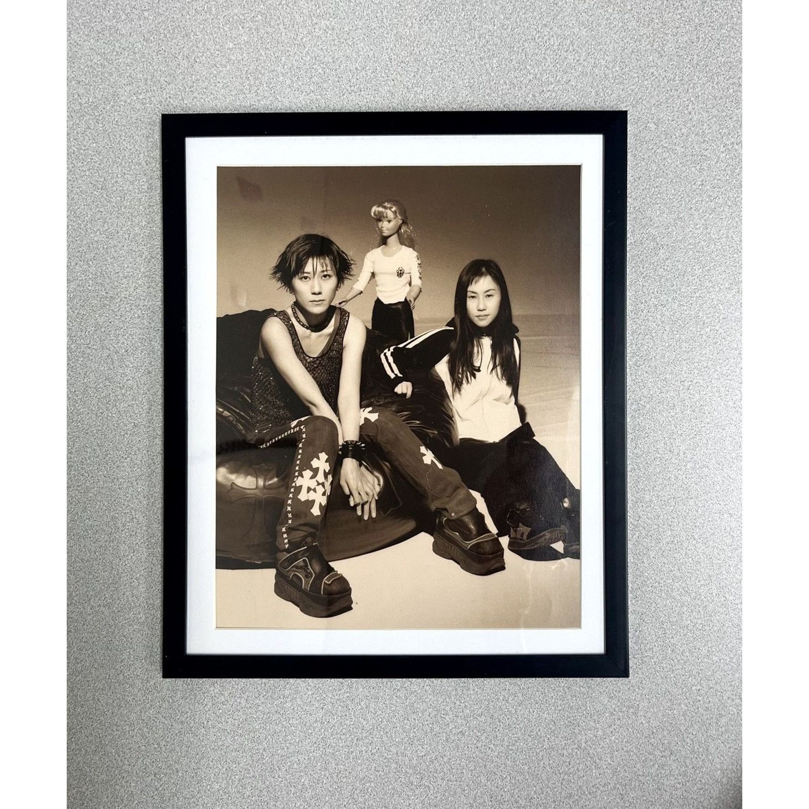 Chrome Hearts × Vintage Chrome Hearts vintage Barbie photo Framed poster 9x11 Size ONE SIZE - 1 Thumbnail