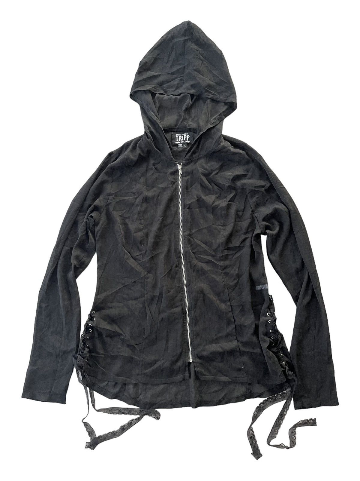 If Six Was Nine Daang Goodman Tripp Nyc Seditionaries Punk Silk Zip Hoodie Size US L / EU 52-54 / 3 - 7 Thumbnail
