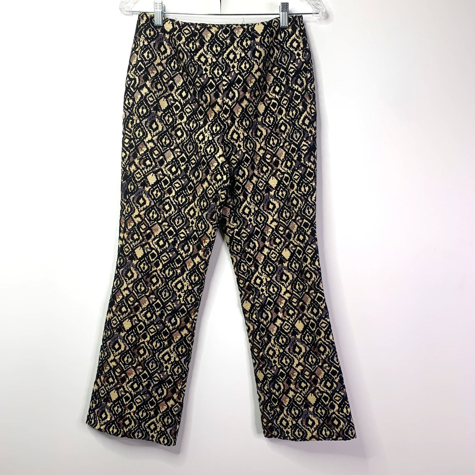 Free People Free People Bohemian Party Brocade Sparkle Geometric Pants 2 Size 26" / US 2 / IT 38 - 1 Thumbnail