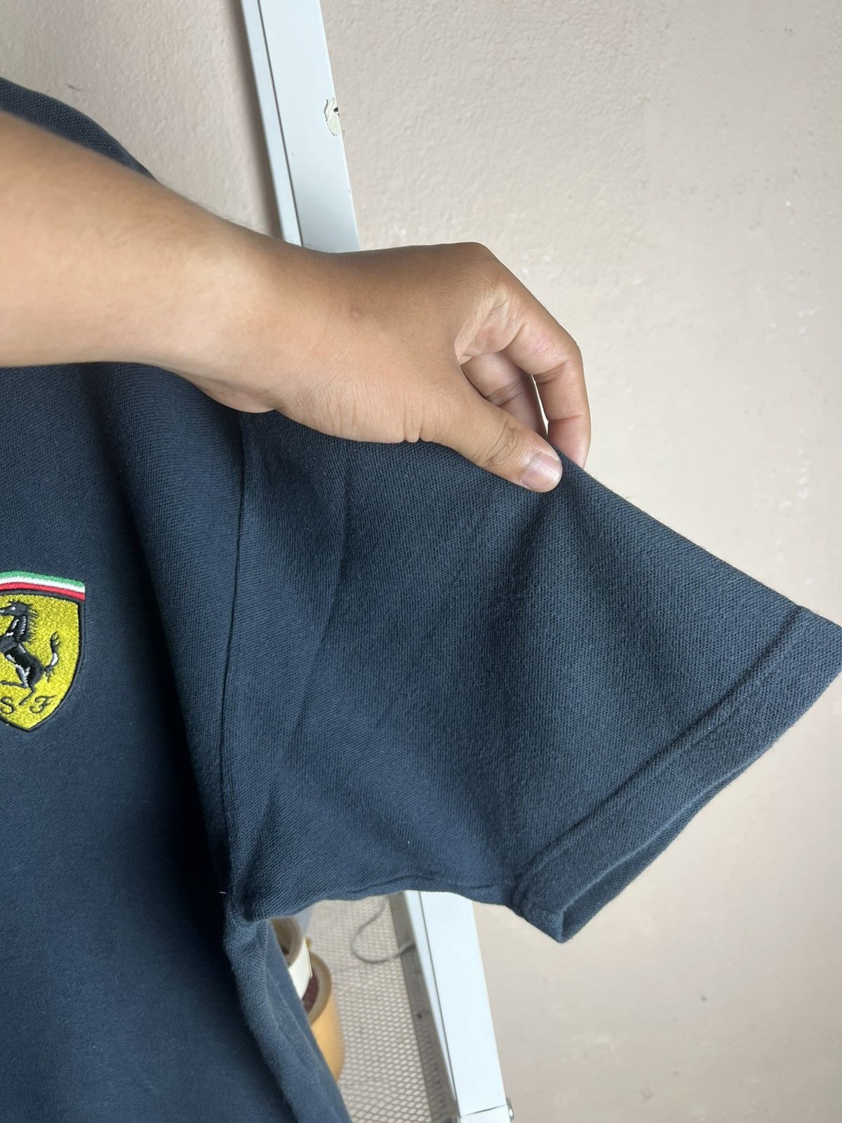 Ferrari × Vintage Vintage Ferrari Polos Sun Faded Polos Size US XL / EU 56 / 4 - 6 Thumbnail