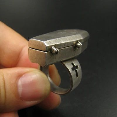 Japanese Brand × Jewelry × Vintage Gothic Antique Cross Ring Size ONE SIZE - 4 Thumbnail