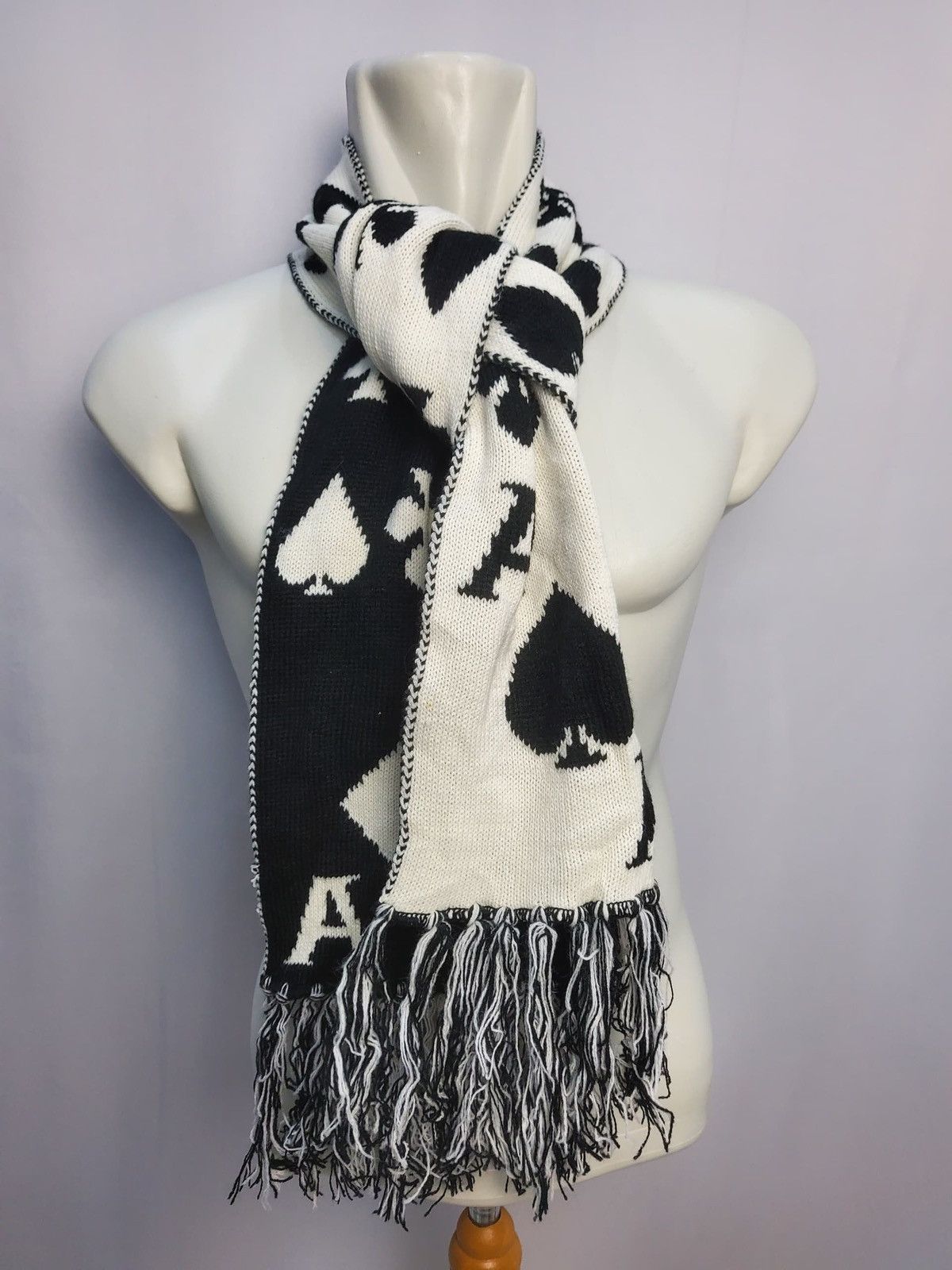 If Six Was Nine × Japanese Brand ACE OF SPADE Scarf Muffler neckwear Size ONE SIZE - 5 Thumbnail