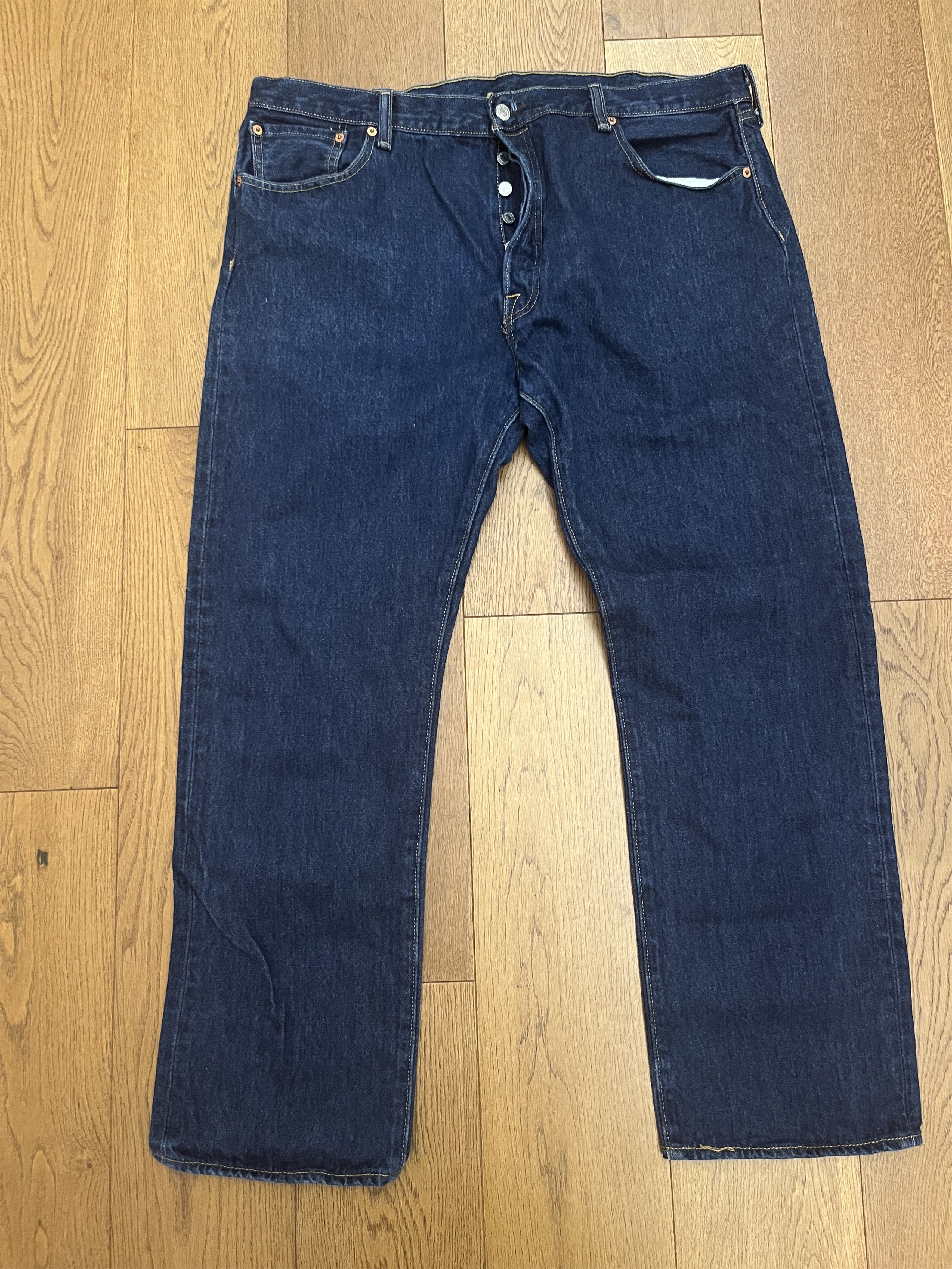 Levi's Vintage Clothing Mint 1996 Levi’s 501 Made in USA Button Fly Jeans 40x30 Size US 40 / EU 56 - 1 Thumbnail