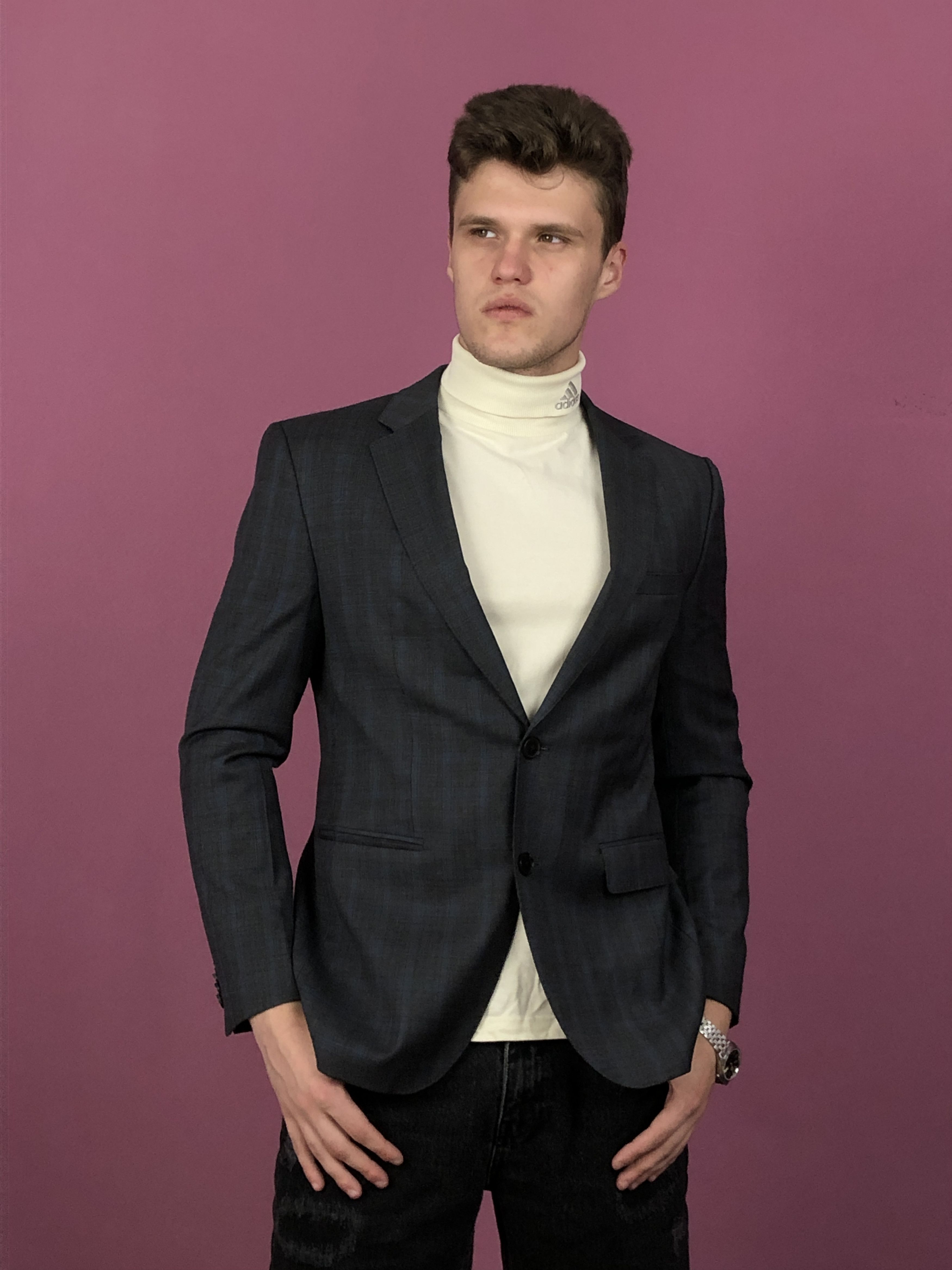 Hugo × Hugo Boss Hugo Boss Vintage Men's Suit Blazer Size 38R - 1 Thumbnail
