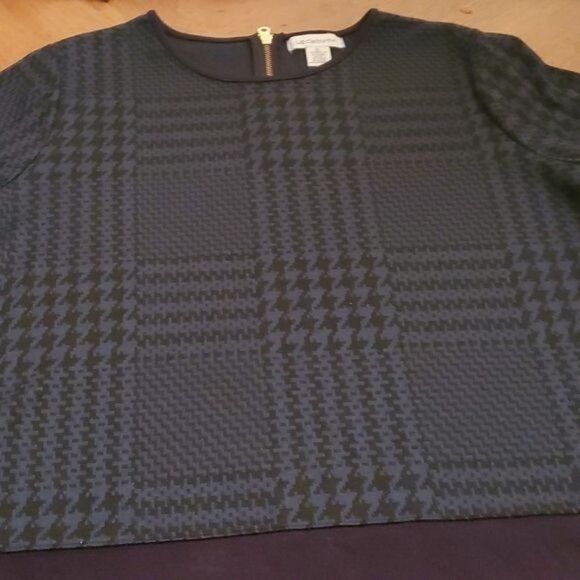 Vintage Liz Claiborne Zippered Pullover Sweater SS Sz. XL Top Tunic Size XL / US 12-14 / IT 48-50 - 10 Thumbnail