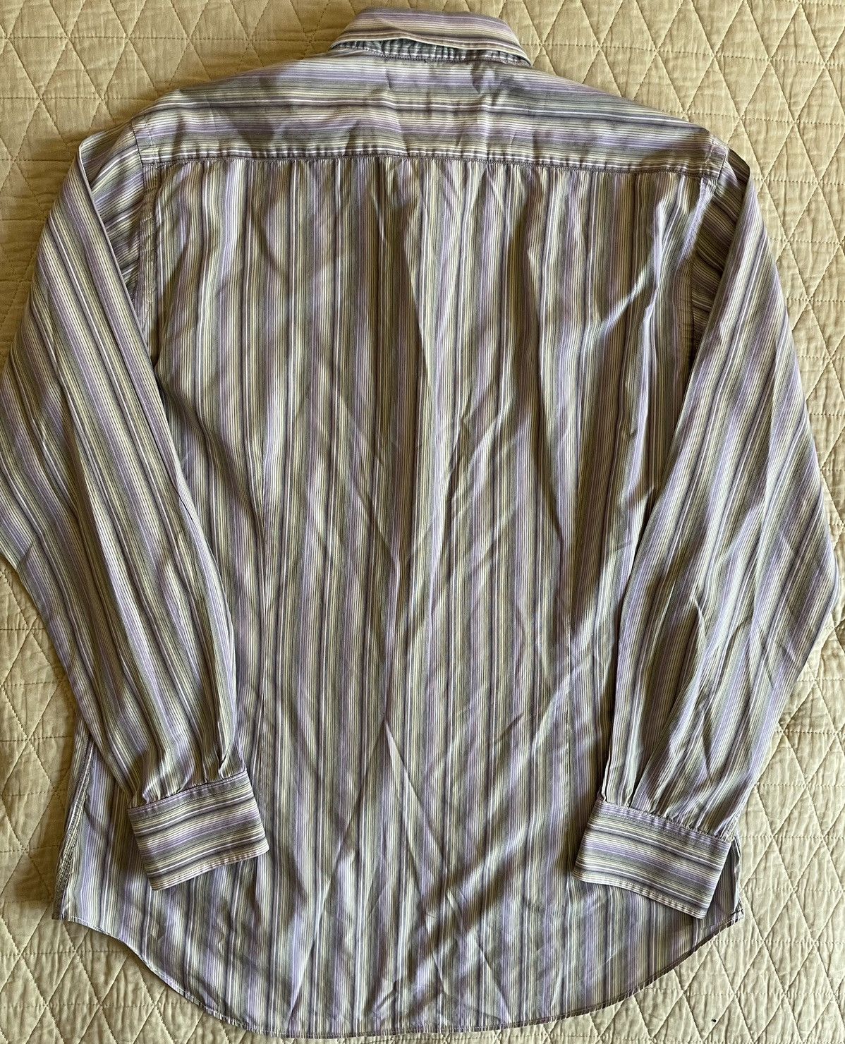Etro Pastel Stripe Shirt Size US L / EU 52-54 / 3 - 4 Thumbnail