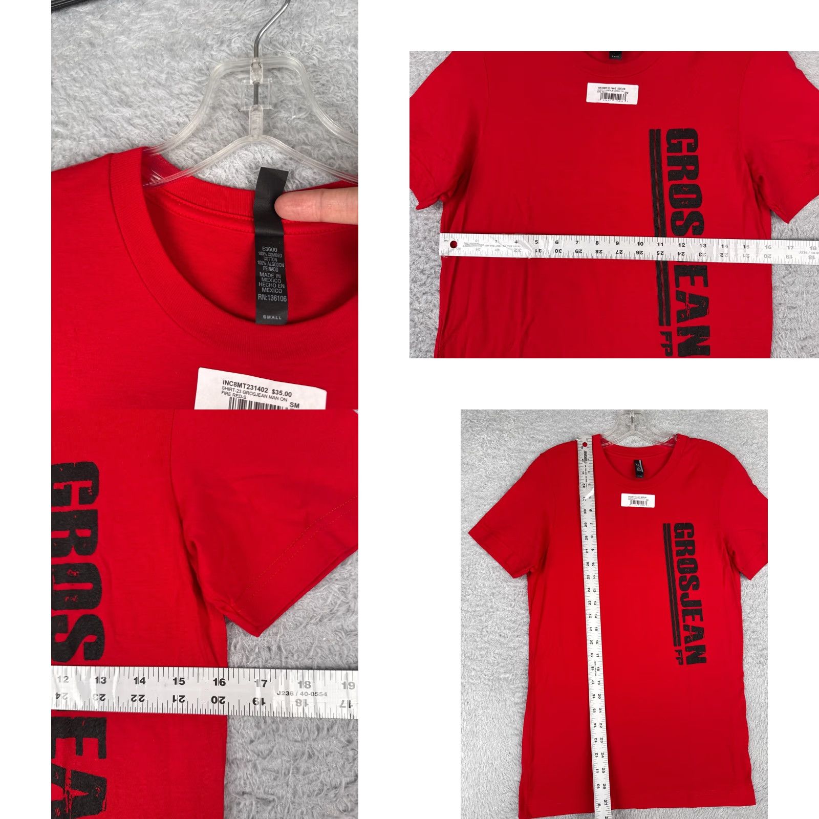 Vintage Indycar Shirt EI-LO INC T-Shirt Men Red 2020s All Seasons Cotton Logo 100% Jersey Short Sleeve Crew Neck Regular Small Size US S / EU 44-46 / 1 - 8 Thumbnail