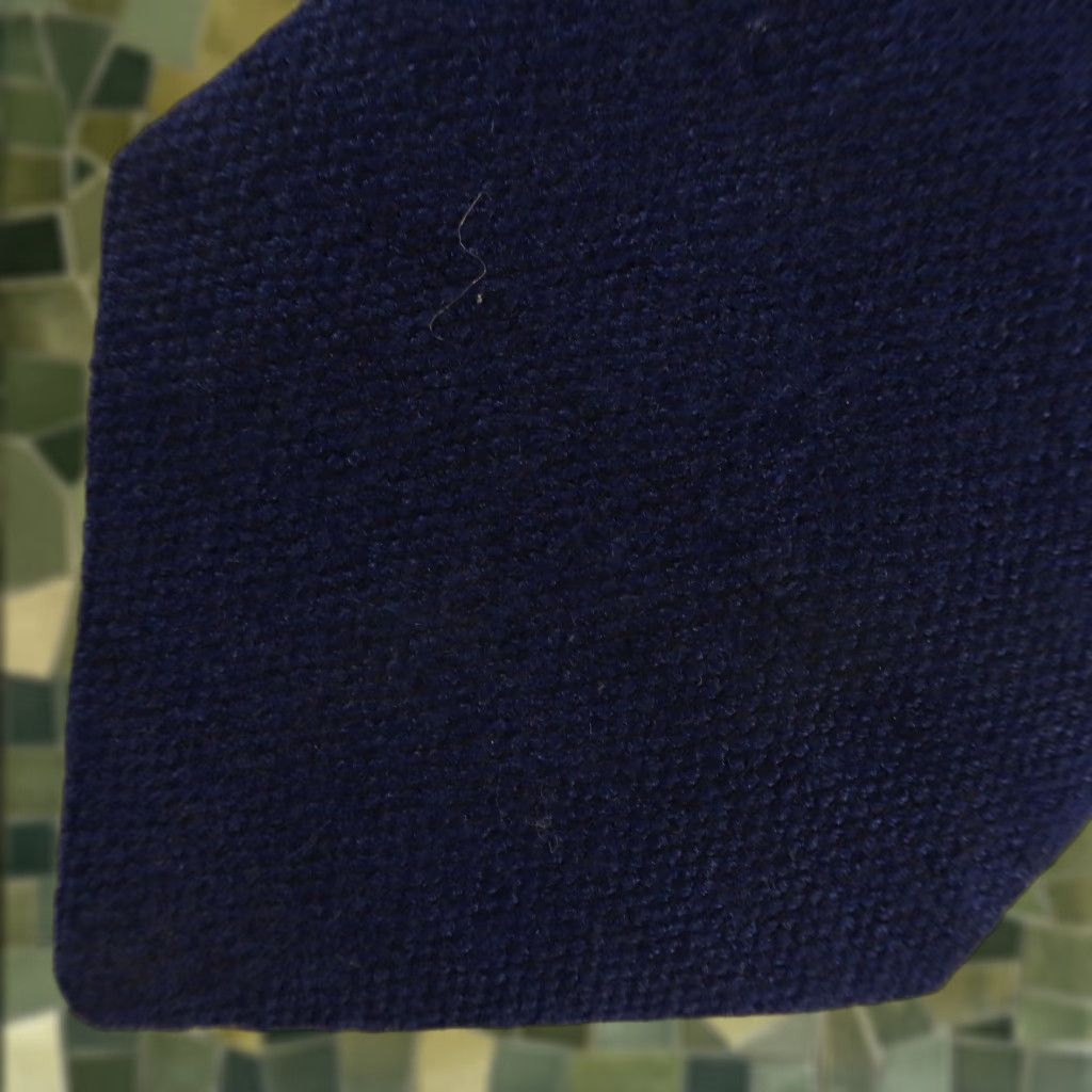 VINTAGE Artesania Nino Jesus Tie Men One Size Blue Alpaca Wool Peru Ethnic Fair Isle Pattern 54in 2.75in Mens