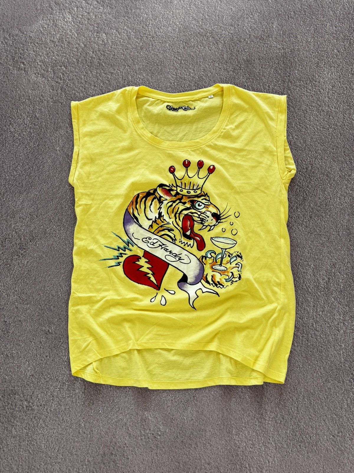 Ed Hardy Vintage Y2K Ed Hardy Tank Top Size XL / US 12-14 / IT 48-50 - 1 Thumbnail