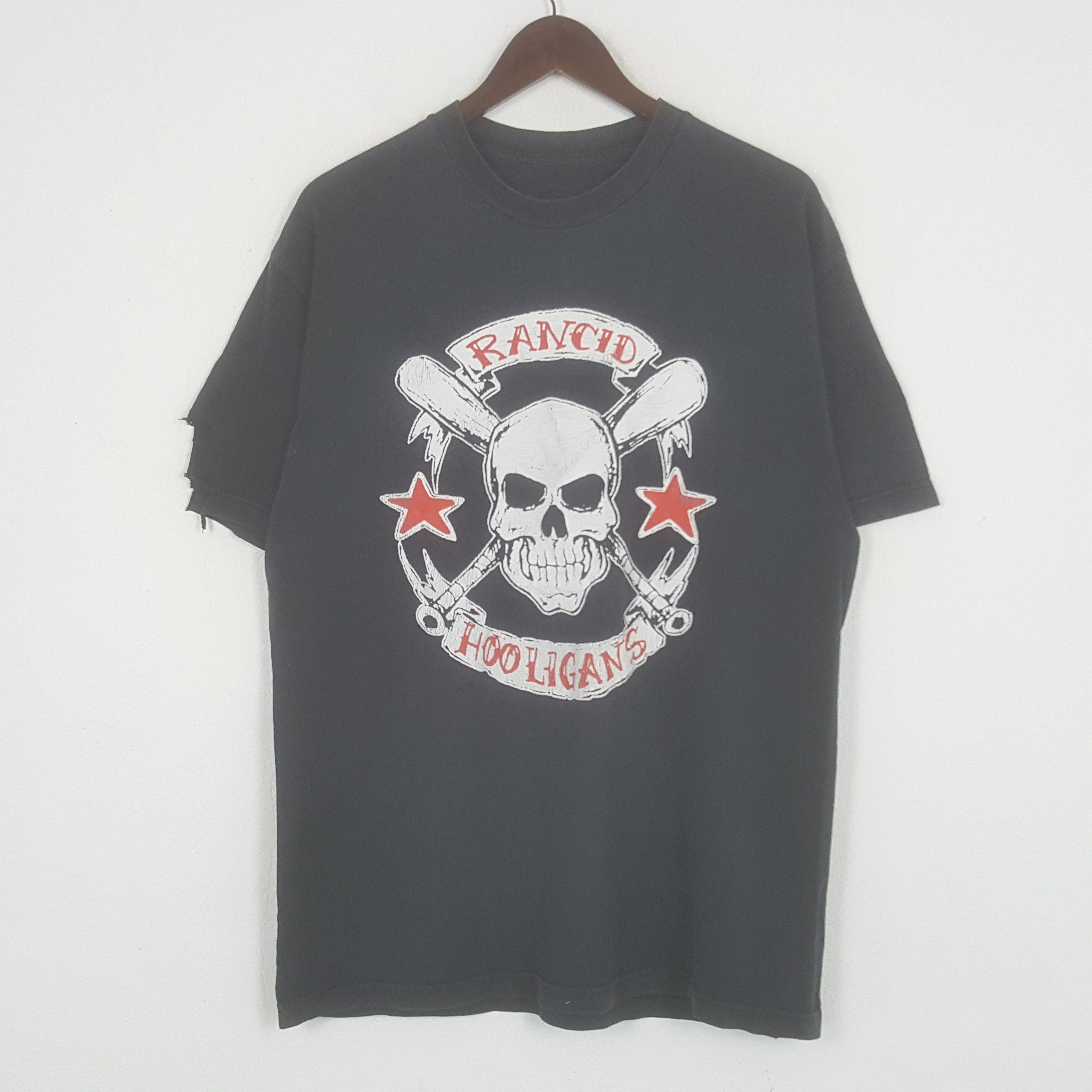 Band Tees × Vintage Vintage Rancid American Punk Band Hooligans T-shirt Size US L / EU 52-54 / 3 - 1 Thumbnail