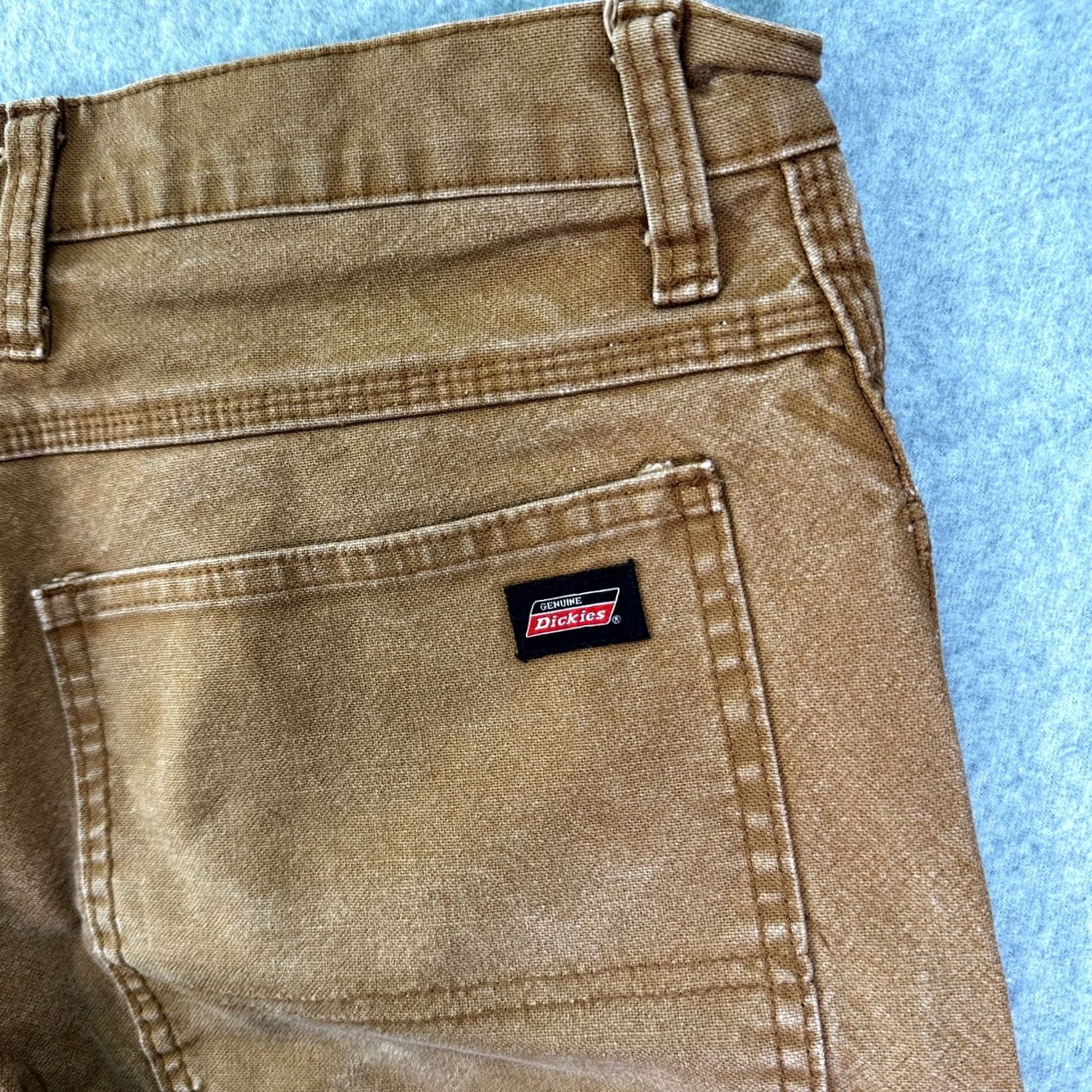 Dickies Dickies Carpenter Pants Brown Men's 32X30 Pockets Straight Leg Workwear Regular Fit Colection? Size US 32 / EU 48 - 5 Thumbnail