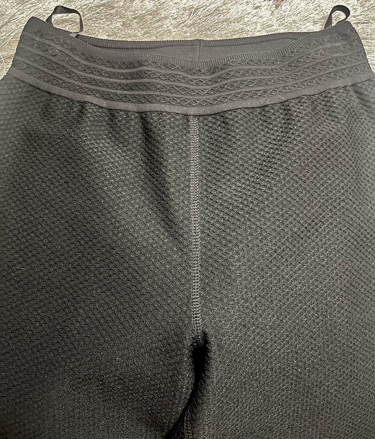 Alaia Alaia Black Knit Leggings High Waist Stretch Pants Size 38 Size 27" / US 4 / IT 40 - 8 Thumbnail