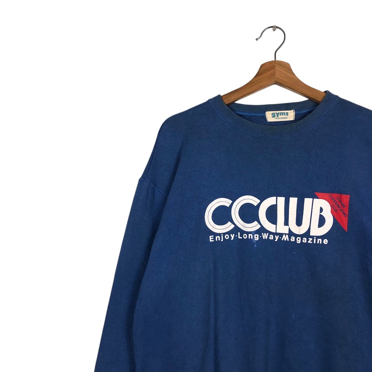 Japanese Brand 📌Vintage Sweatshirt Crewneck Gyms Big Logo Spell Out Size US M / EU 48-50 / 2 - 8 Thumbnail