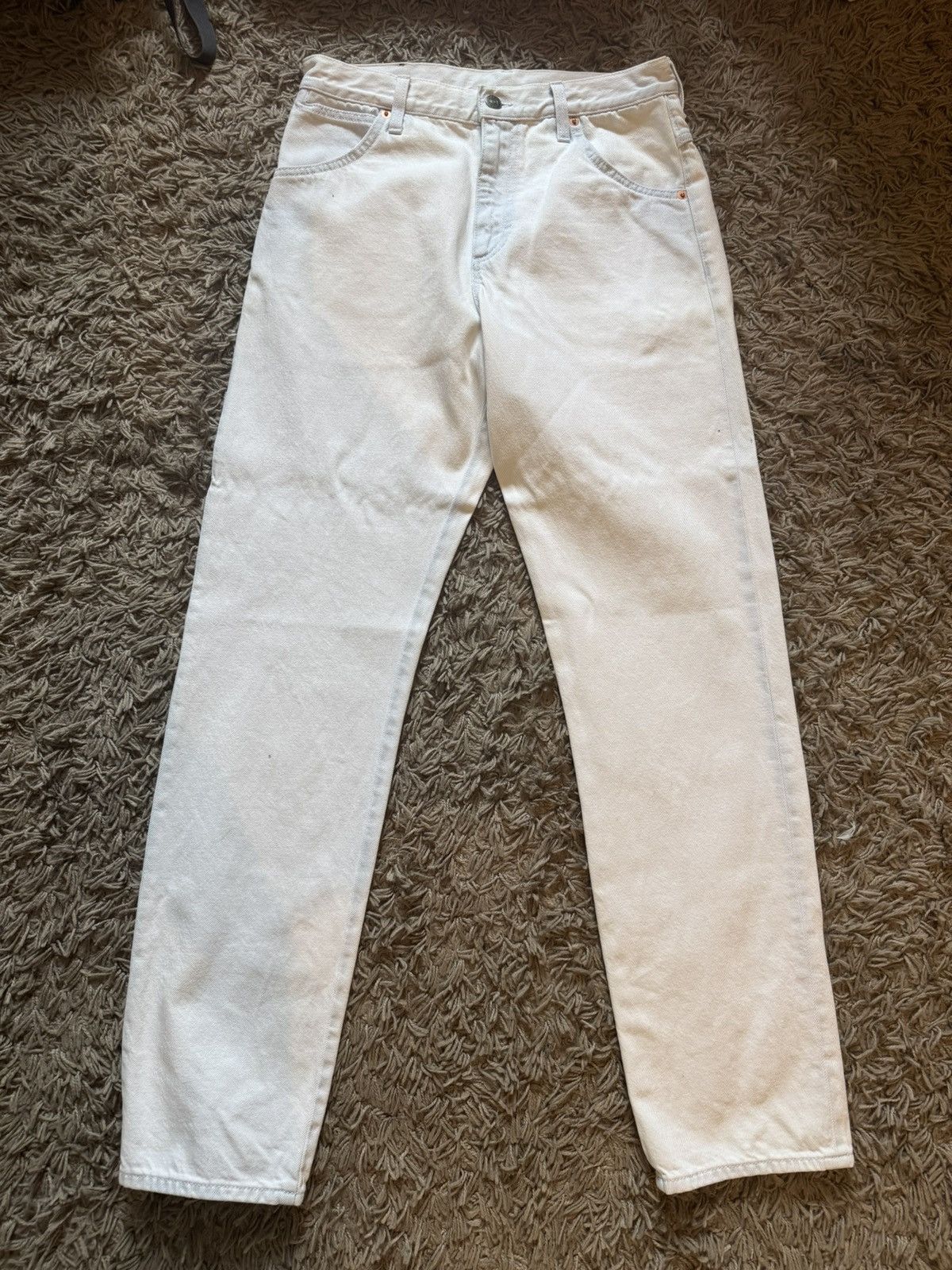 Gucci Gucci GG Patch Logo White Denim Size US 32 / EU 48 - 8 Thumbnail