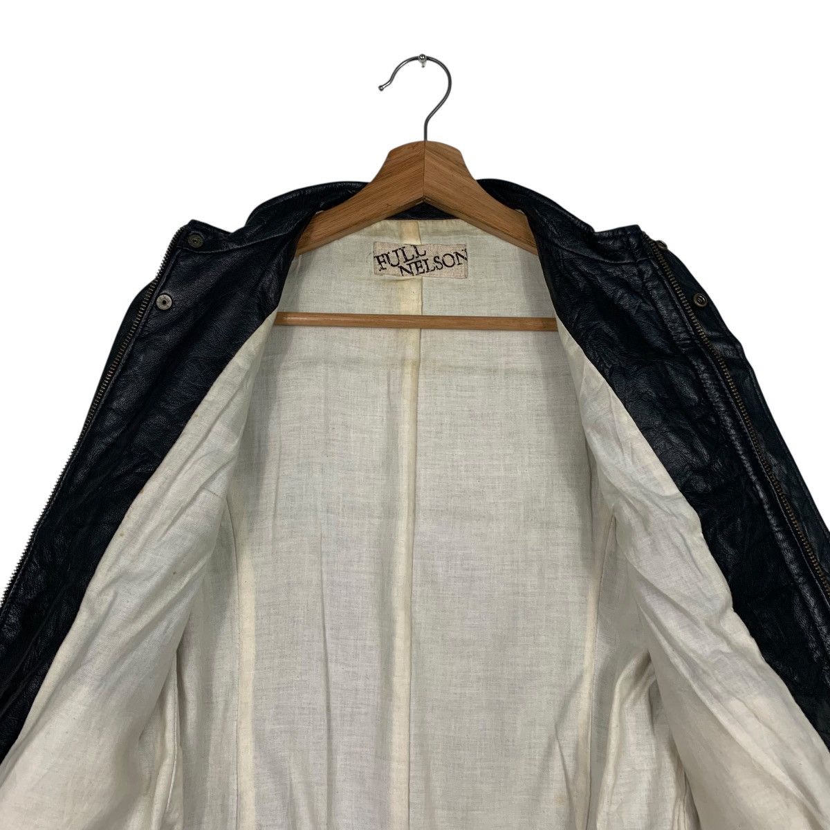 Japanese Brand Japanese Brand Full Nelson Leather Jacket Size M / US 6-8 / IT 42-44 - 12 Thumbnail