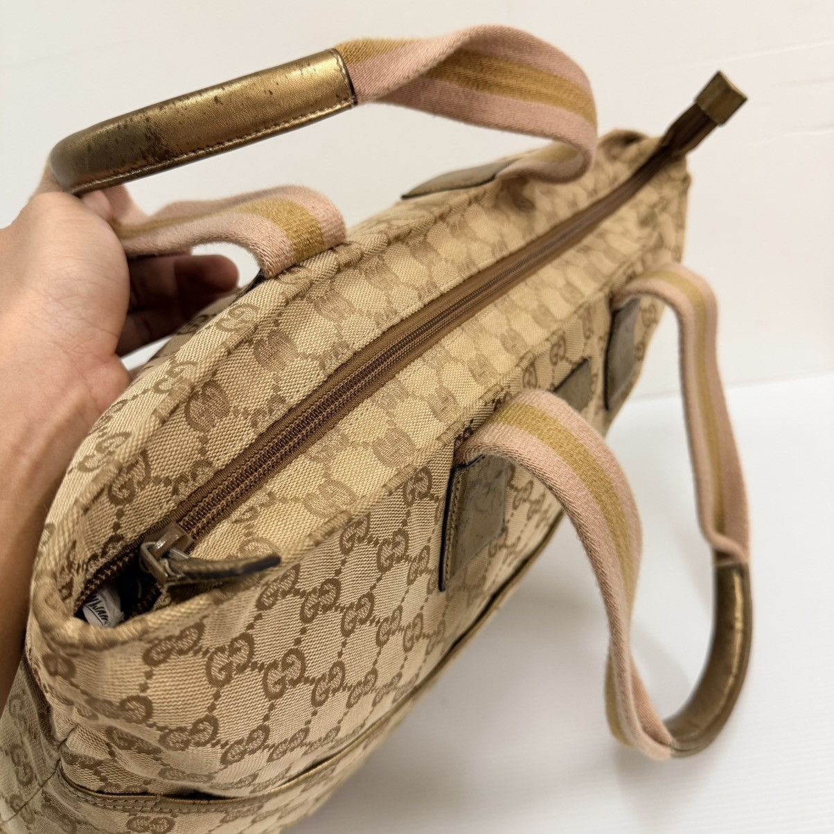 Gucci Gucci Monogram Shoulder Tote Bag Size ONE SIZE - 8 Thumbnail