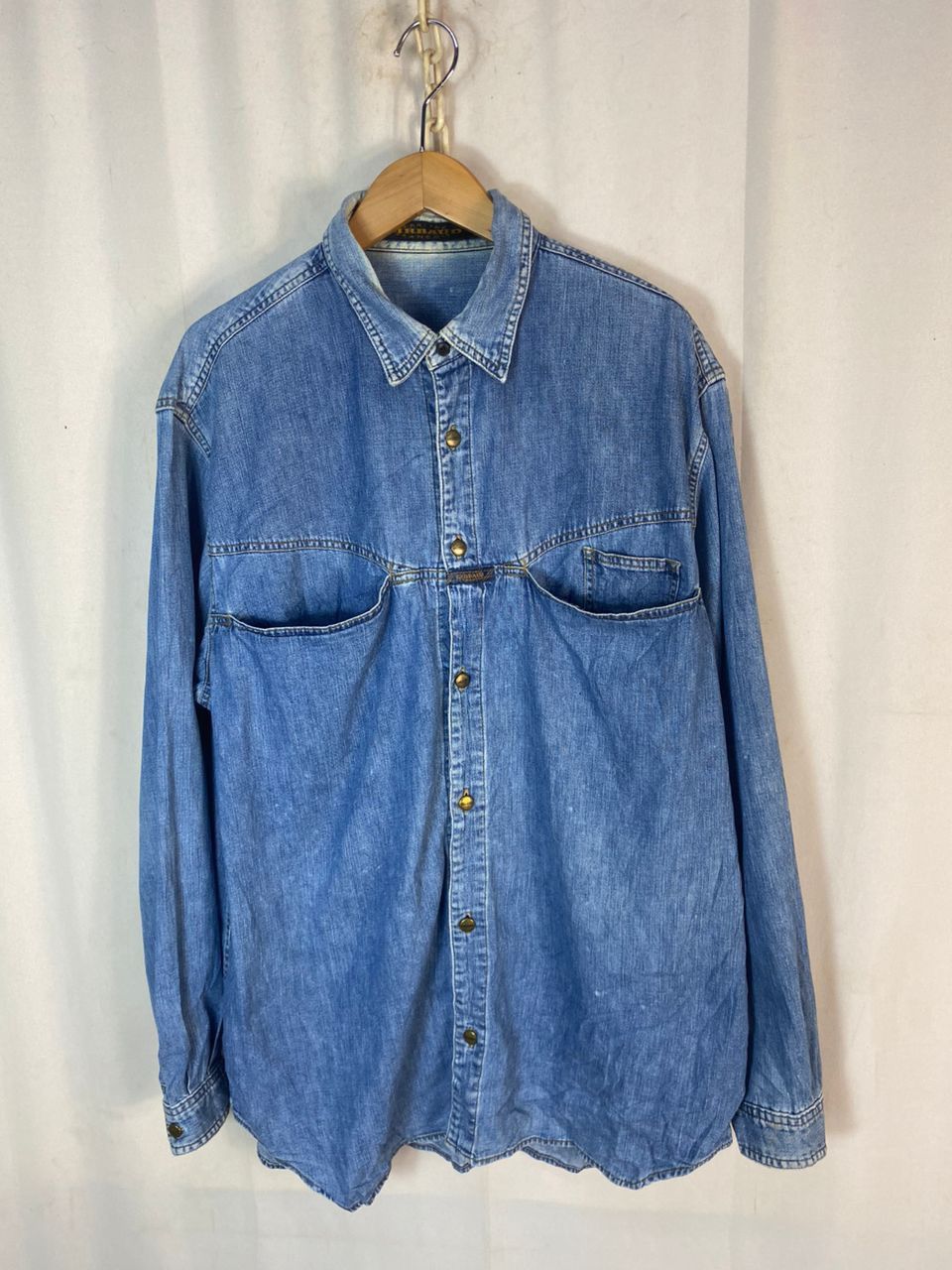 Marithe + Francois Girbaud Marithe girbaud francois button up denim jacket Size US L / EU 52-54 / 3 - 1 Thumbnail