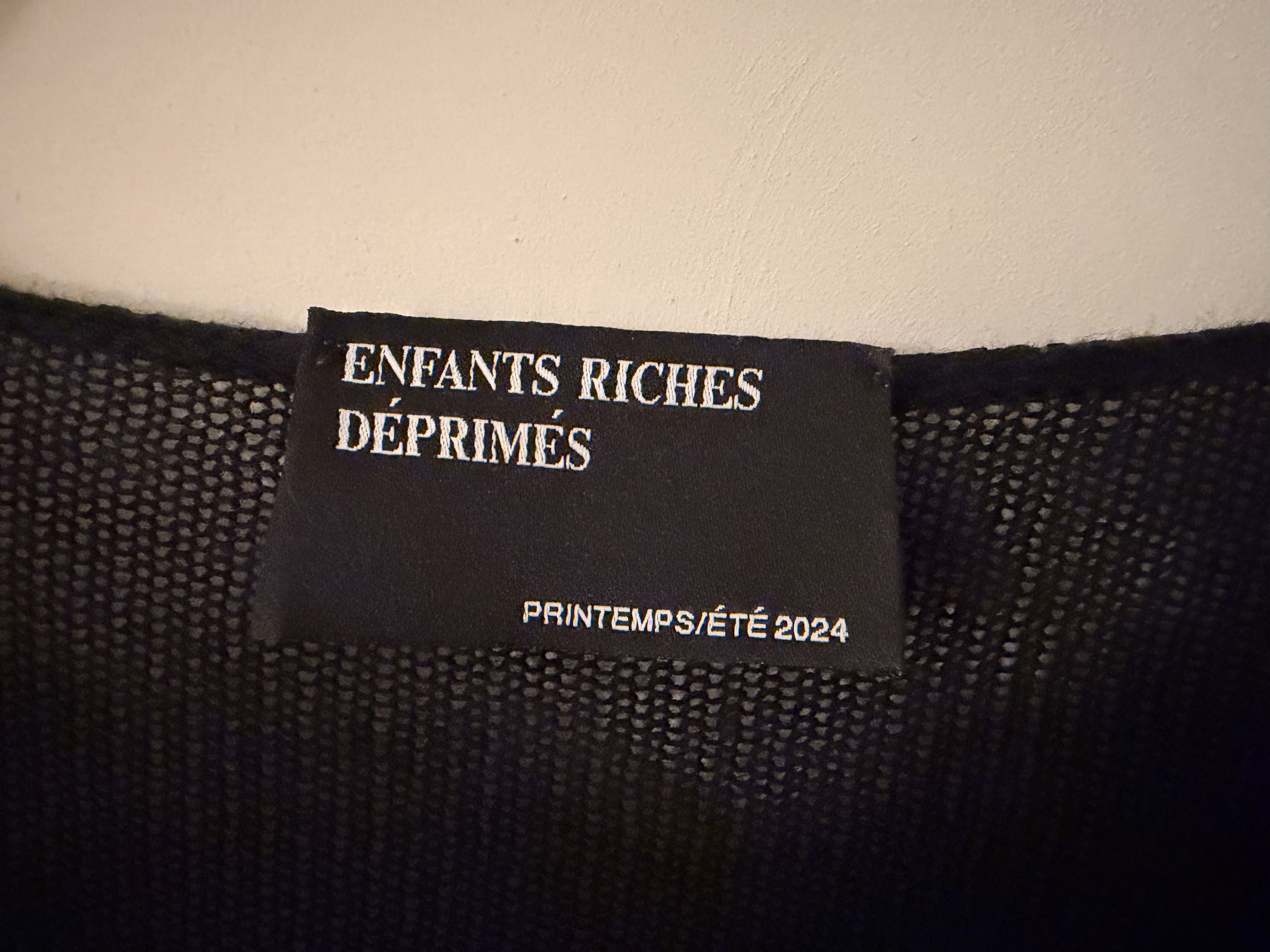 Enfants Riches Deprimes Enfants Riches Deprimes SS24 Dog Fight Long Sleeve Knit Tee Size US M / EU 48-50 / 2 - 3 Thumbnail