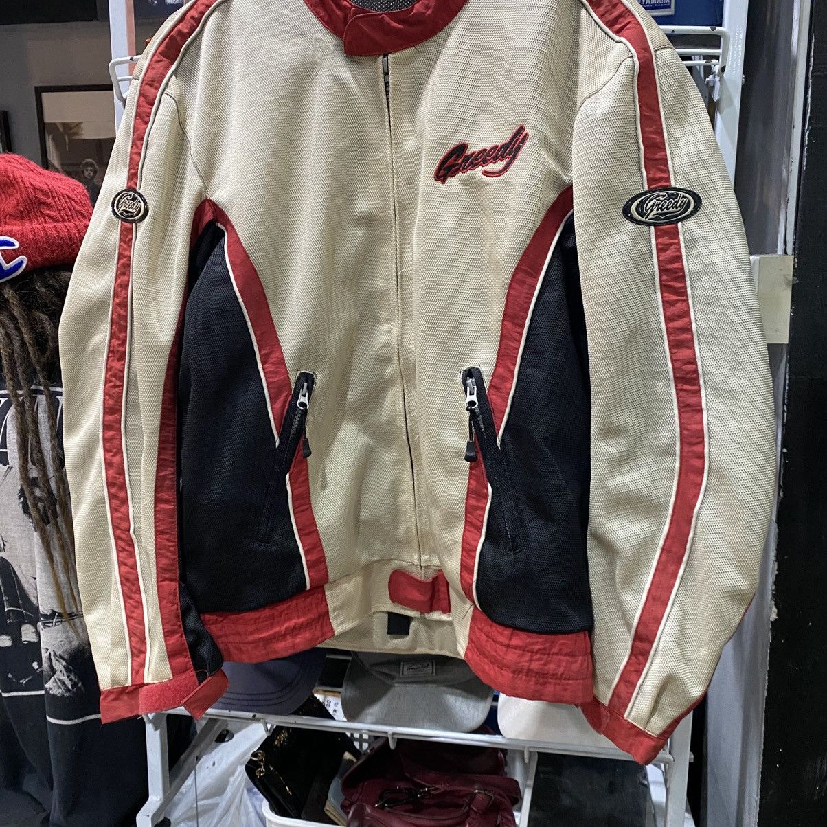 Greedy Genius × Sports Specialties Vintage Greedy Racing Rider Motorcycle Jacket Size US XL / EU 56 / 4 - 5 Thumbnail