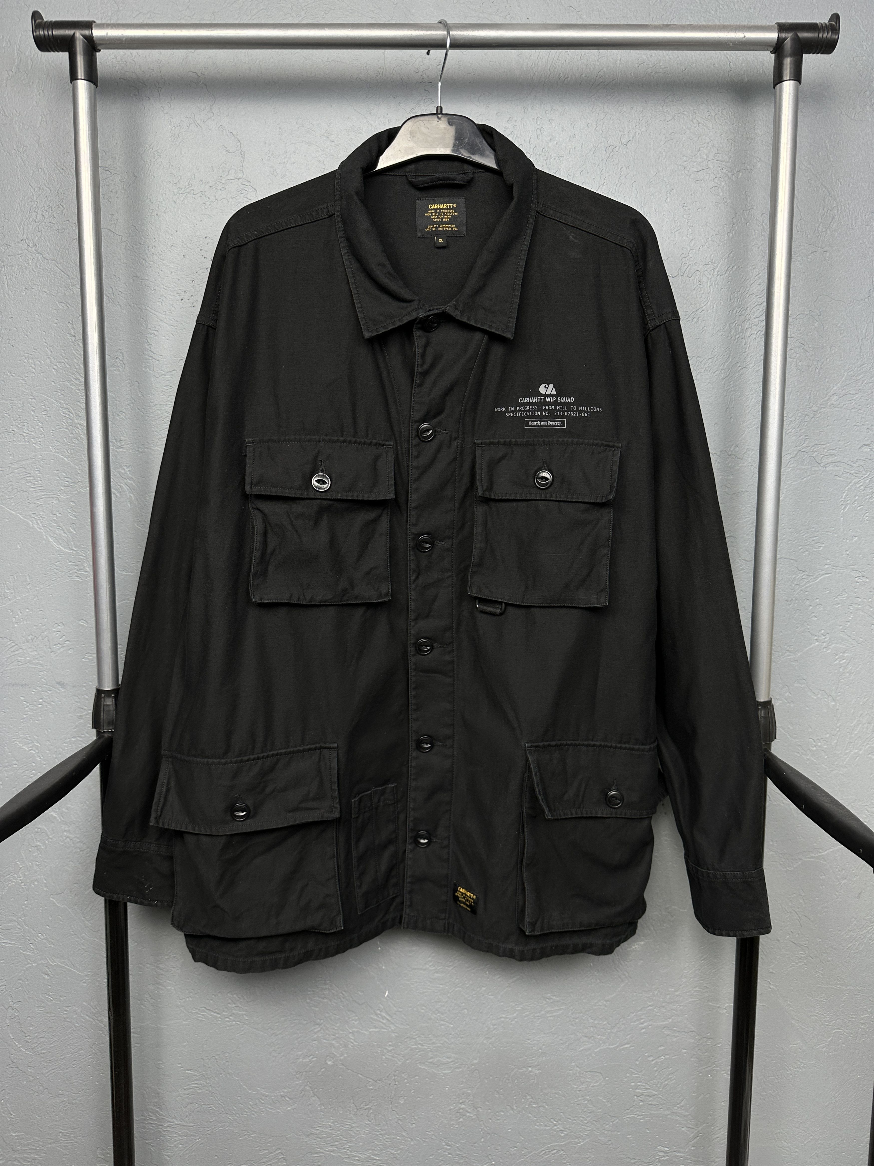 Carhartt Wip Carhartt WIP Utility Shirt Mens Cargo Jacket Size US XL / EU 56 / 4 - 1 Thumbnail