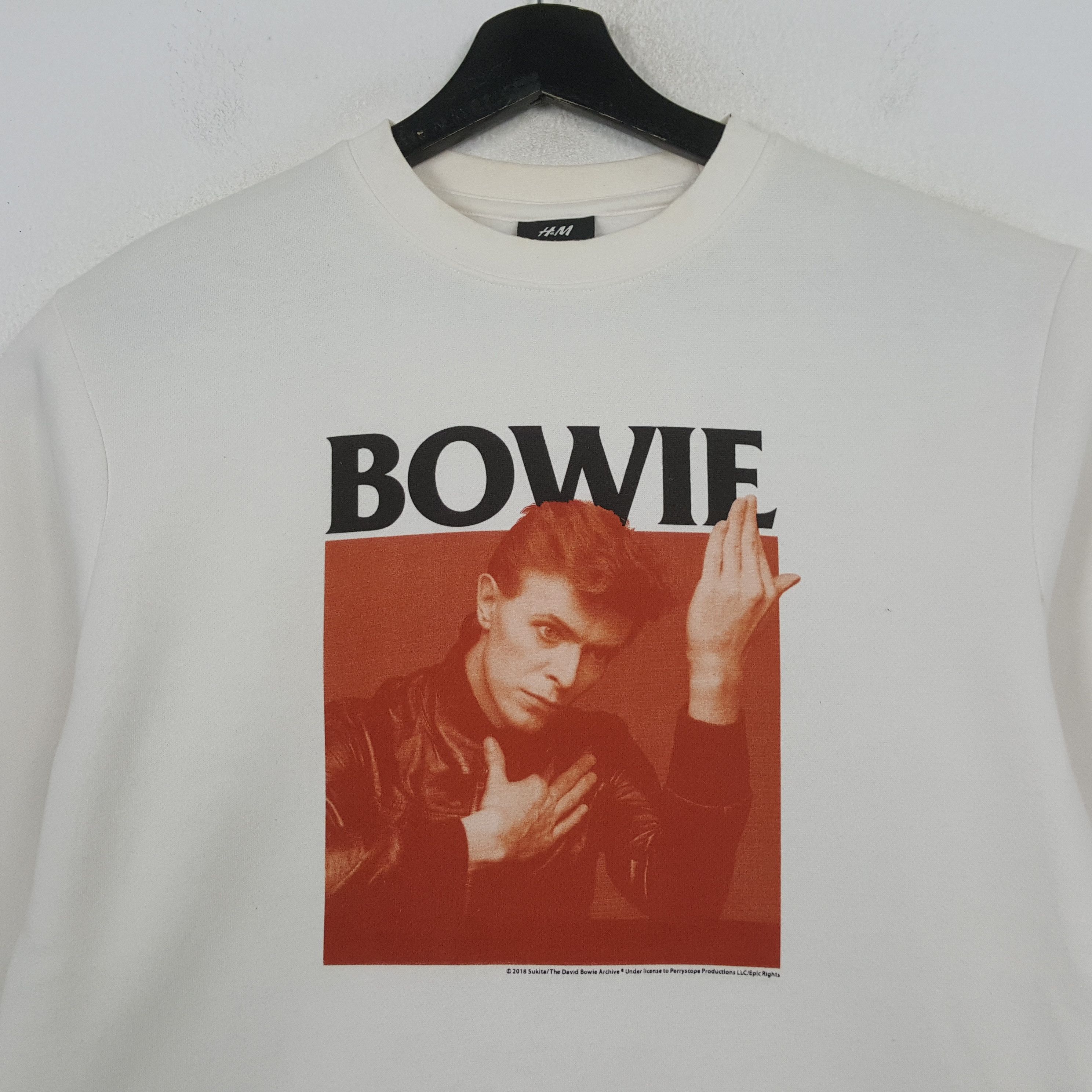 H&M Bowie Sweatshirt RR2 Size US M / EU 48-50 / 2 - 2 Thumbnail