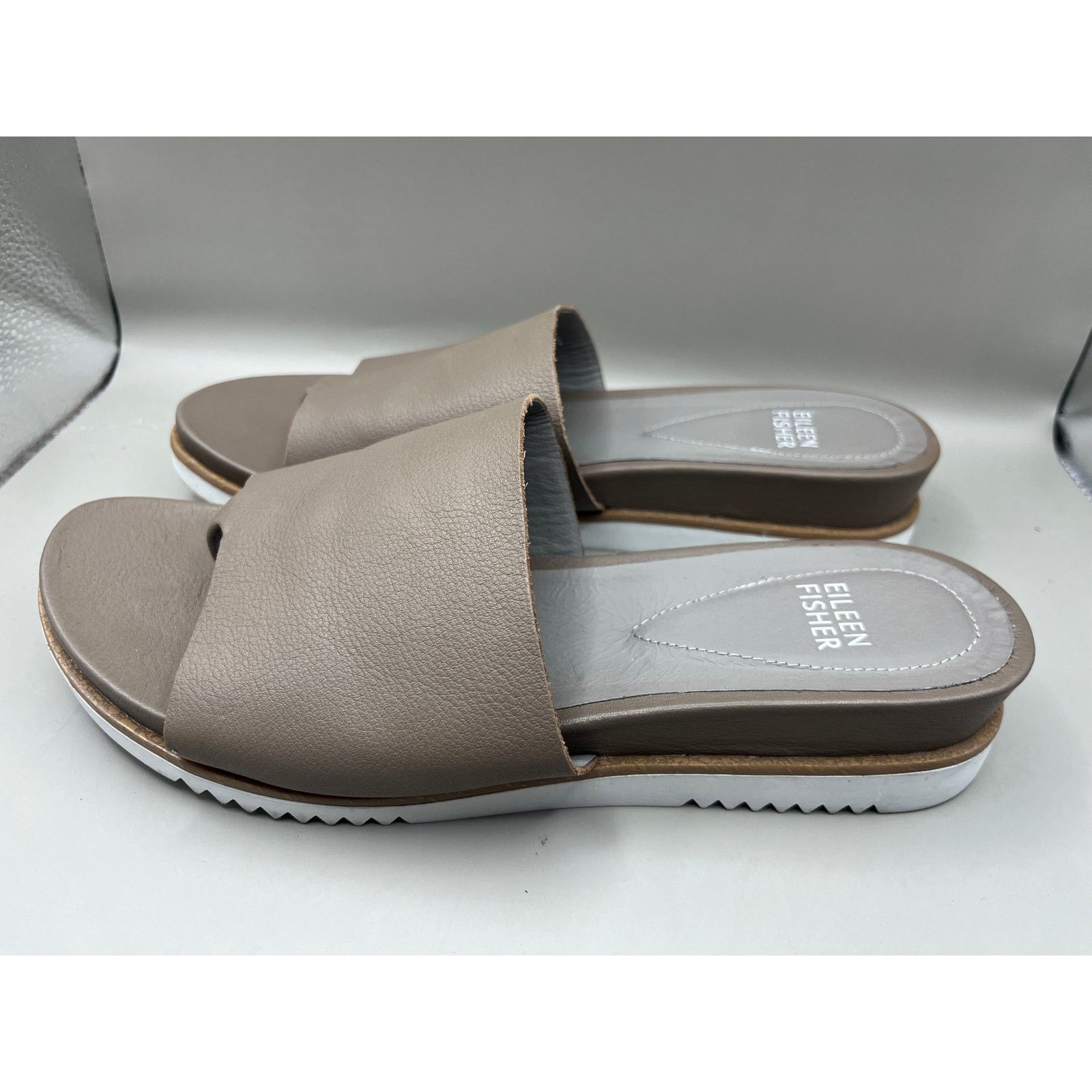 Eileen Fisher Eileen Fisher Touch Leather Flatform Sandal Womens 7 1/2" Size US 7.5 / IT 37.5 - 2 Thumbnail