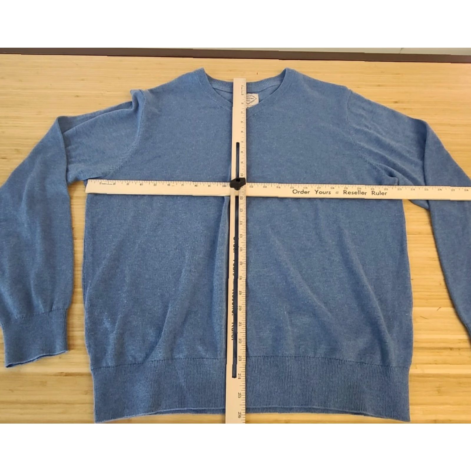 Vintage St. John's Bay Mens V Neck Pullover Long Sleeve Sweater XL Blue Size US XL / EU 56 / 4 - 3 Thumbnail