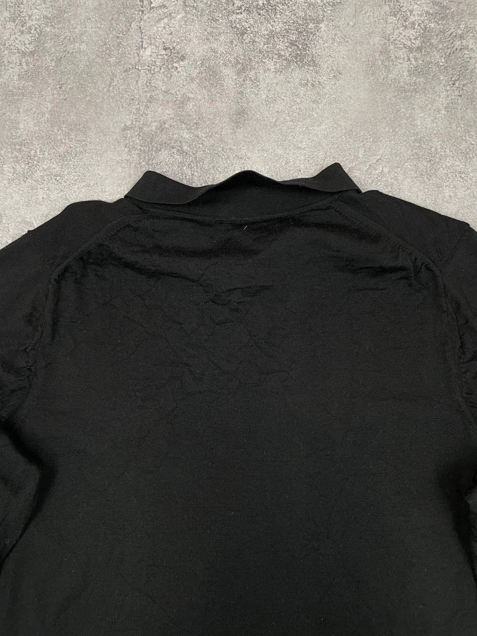 Burberry Burberry Men Long Sleeve Polo Shirt Merino Wool Classic Fit Size US L / EU 52-54 / 3 - 9 Thumbnail