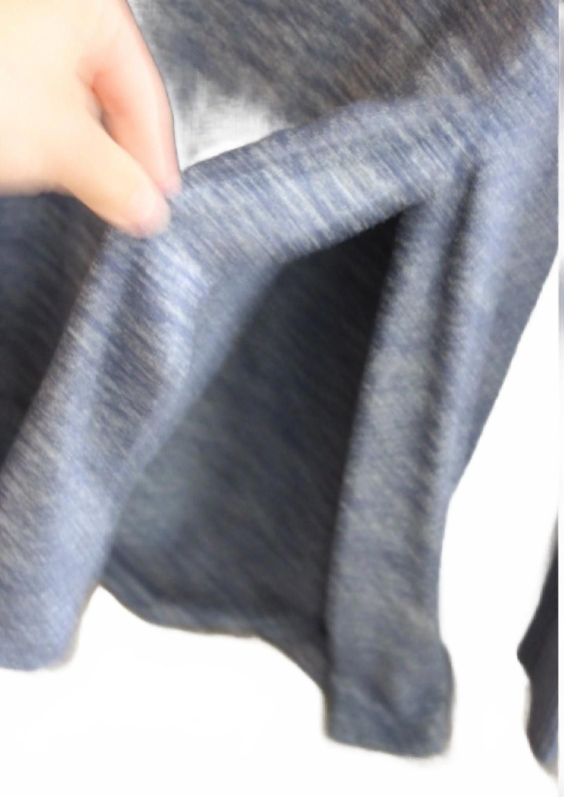 Elie Tahari Tahari Heathered Navy Blue Long Sleeve Sweater - Size Small Size S / US 4 / IT 40 - 6 Thumbnail