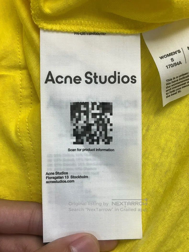 Acne Studios Acne Studios SS25 Midsummer Series Cotton Knitted Short-Sl Size US S / EU 44-46 / 1 - 4 Thumbnail