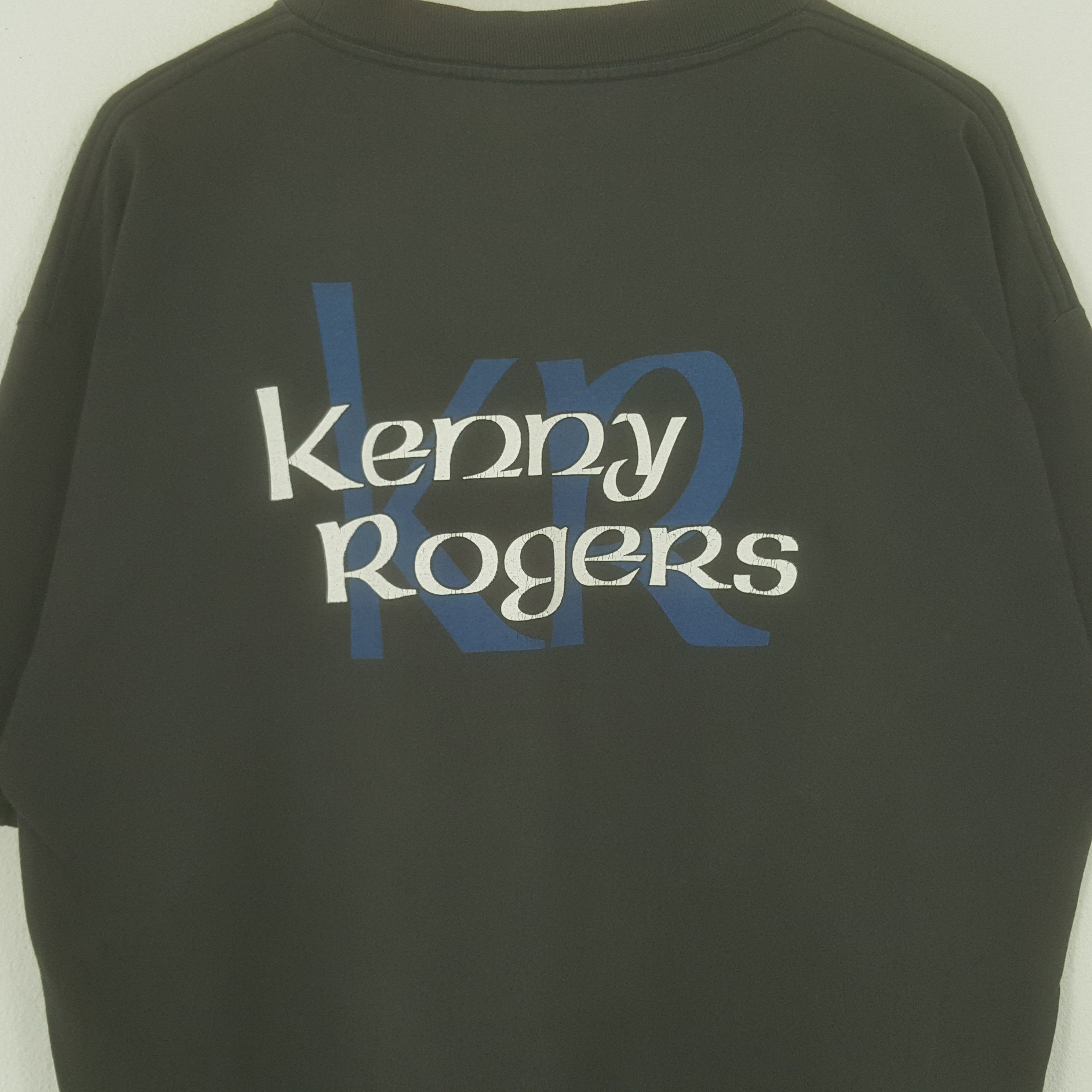 Vintage Vintage Kenny Rogers Singer Songwriter Tshirt Size US XL / EU 56 / 4 - 4 Thumbnail