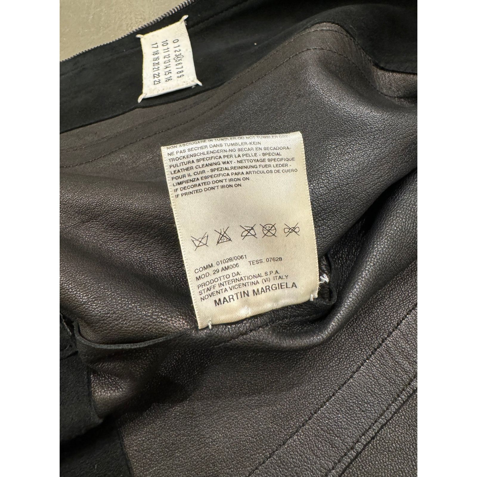 Maison Margiela S/S2006 Maison Margiela replica of a biker leather jacket Size S / US 4 / IT 40 - 10 Thumbnail