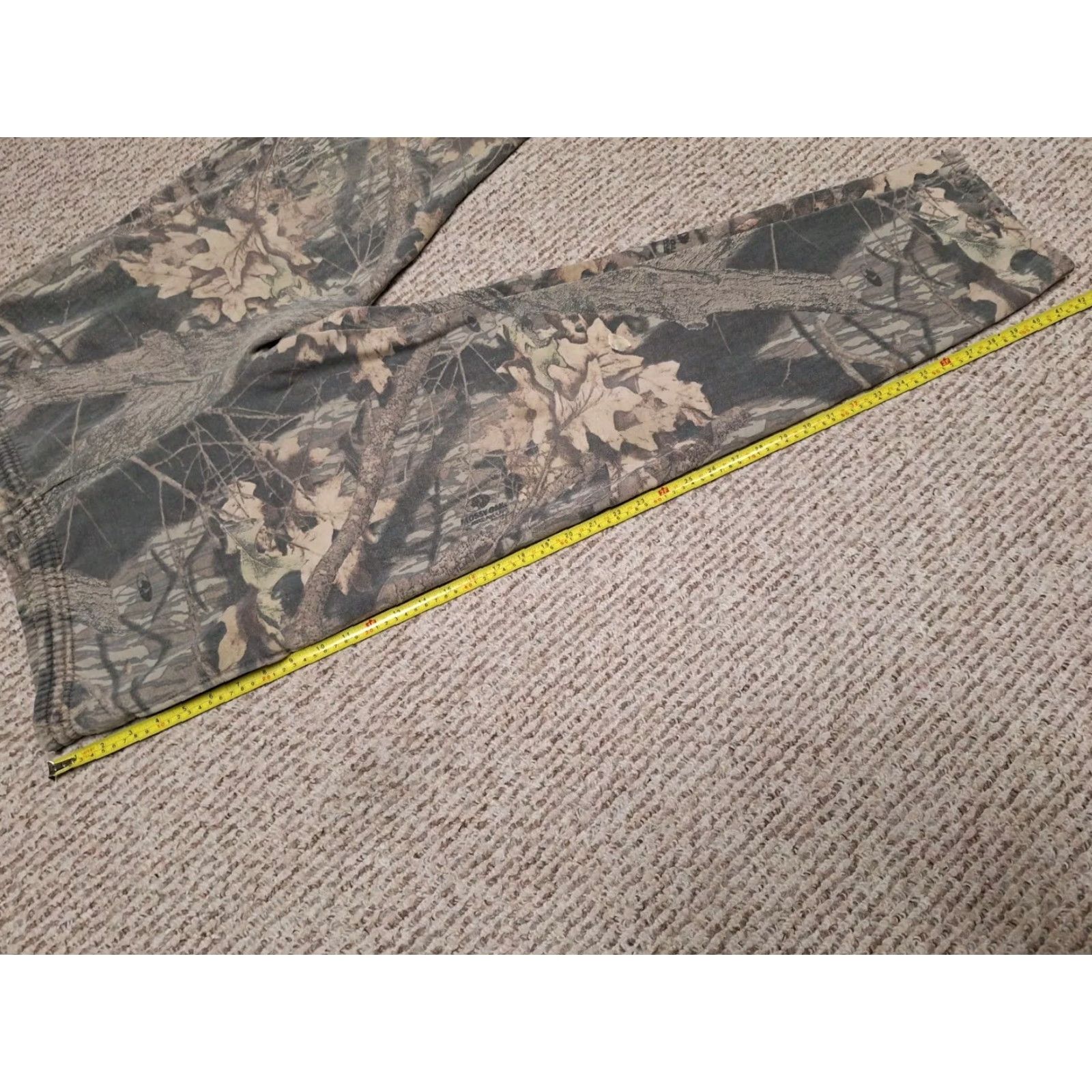 Jerzees VINTAGE Jerzees Outdoor Camouflage Sweatpants Unisex Adults XL Green Jogger Men’s (Elastic Flaws) Size US 36 / EU 52 - 7 Thumbnail