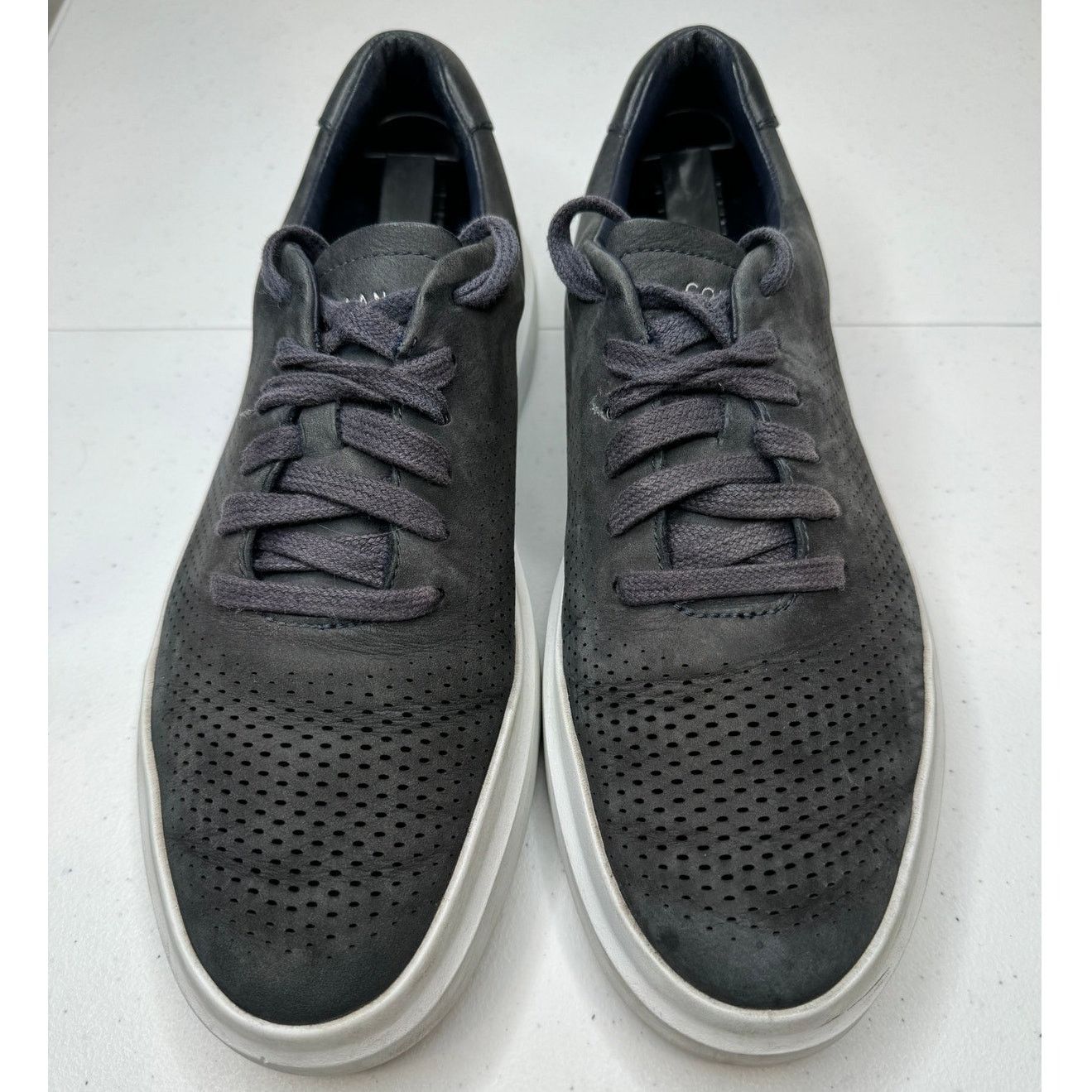 Cole Haan Cole Haan Men's GrandPro Rally Laser Cut Leather Sneakers Size US 8.5 / EU 41-42 - 2 Thumbnail