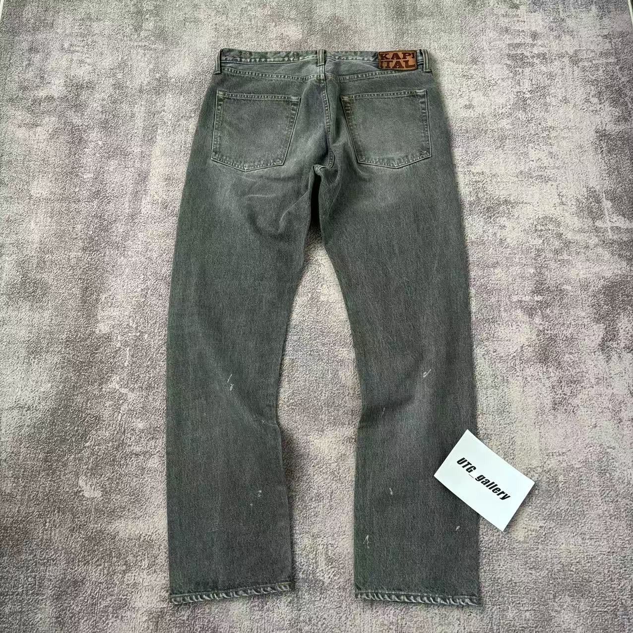 Kapital Kapital 14oz 5p Monkey Cisco Distressed Denim Jeans *size 36 Size US 36 / EU 52 - 2 Thumbnail