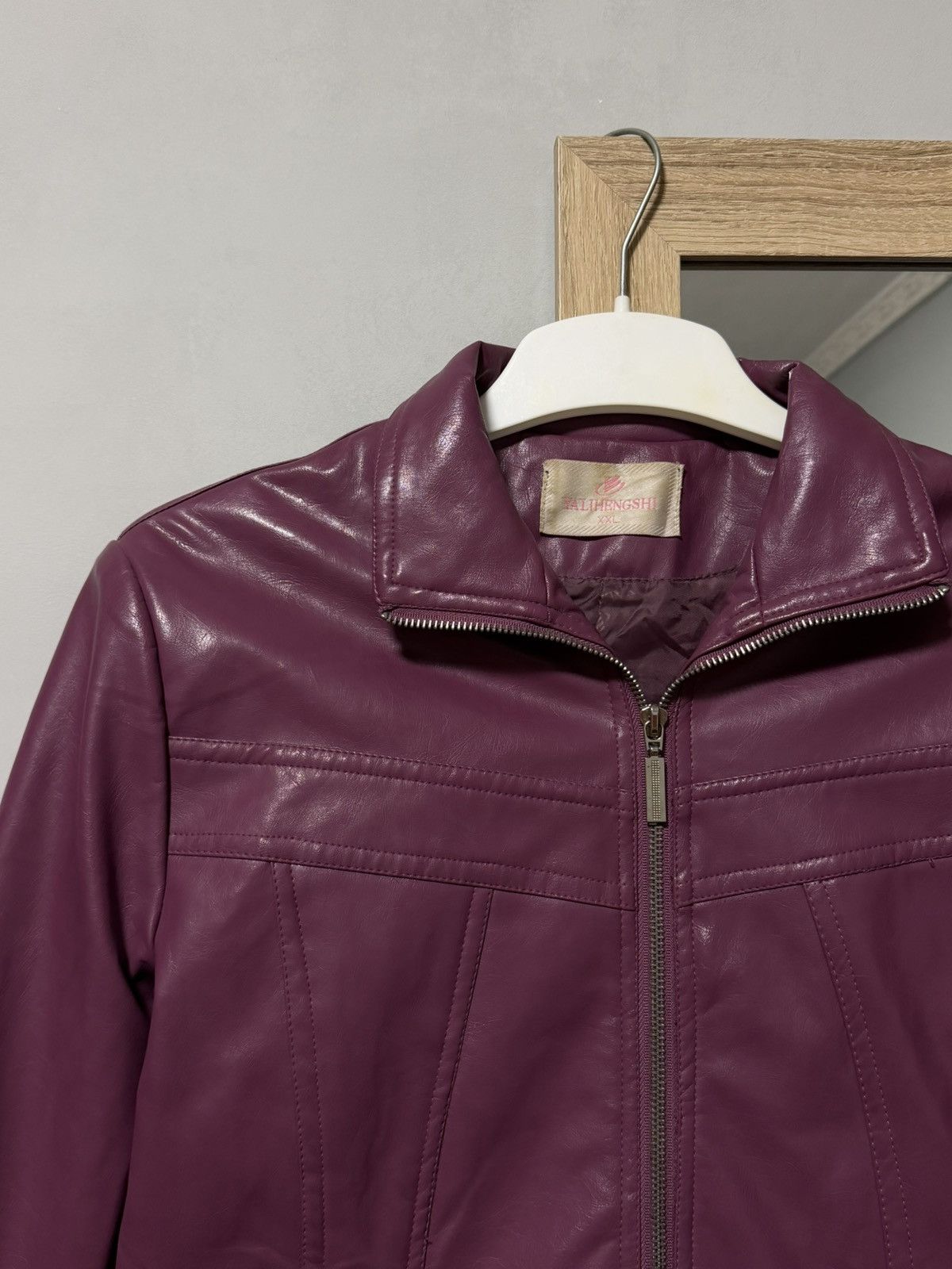 If Six Was Nine Vintage jacket leather 00’s small diesel bomber y2k Size S / US 4 / IT 40 - 9 Thumbnail
