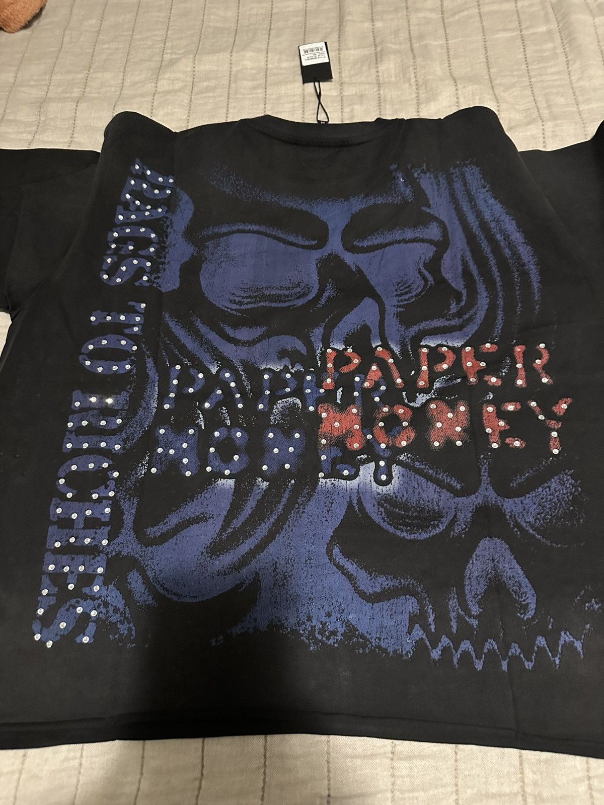 Other Paper Money Rags Rhinestone Tee retails for $130 Size US M / EU 48-50 / 2 - 2 Thumbnail
