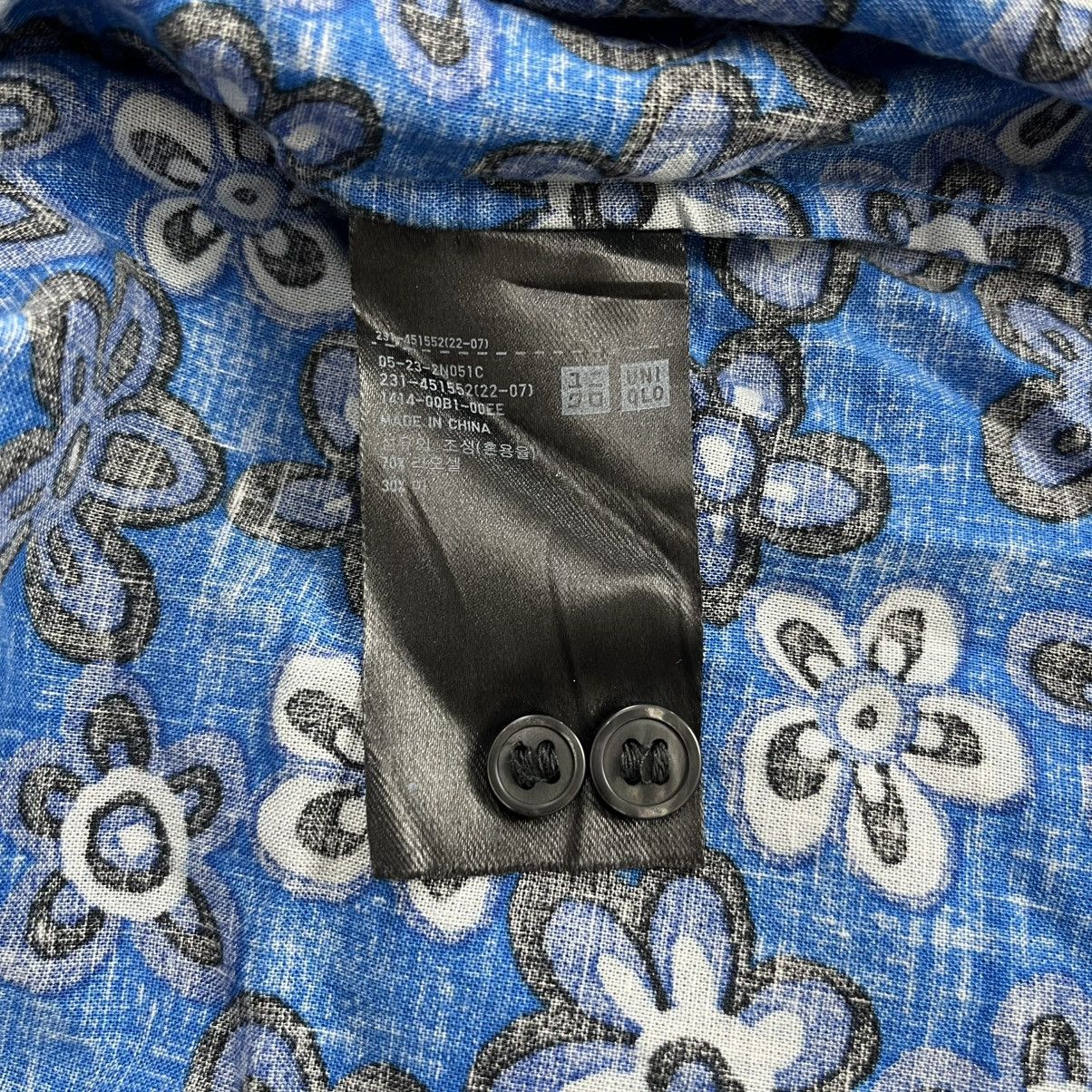Marni × Uniqlo Marni Uniqlo Floral Oversized Printed Long Shirt Size L Size US L / EU 52-54 / 3 - 10 Thumbnail