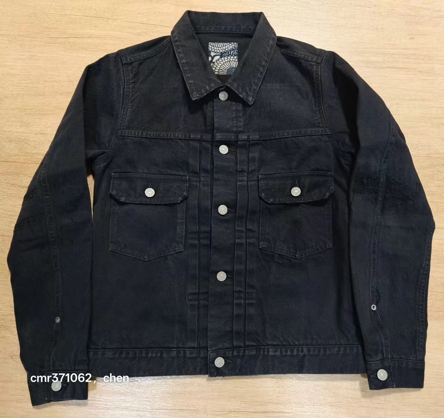 Visvim VISVIM ICT 101 JKT CMYK BLK DMGD-1006 Black Denim Size US M / EU 48-50 / 2 - 1 Thumbnail