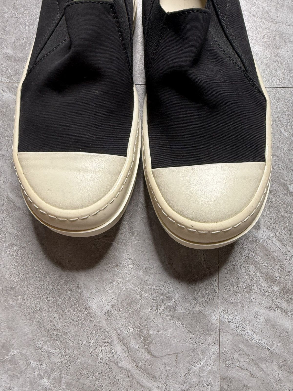 Rick Owens Drkshdw Rick Owens Drkshdw Nylon Low Top Boat Sneakers Size US 5 / IT 35 - 4 Thumbnail